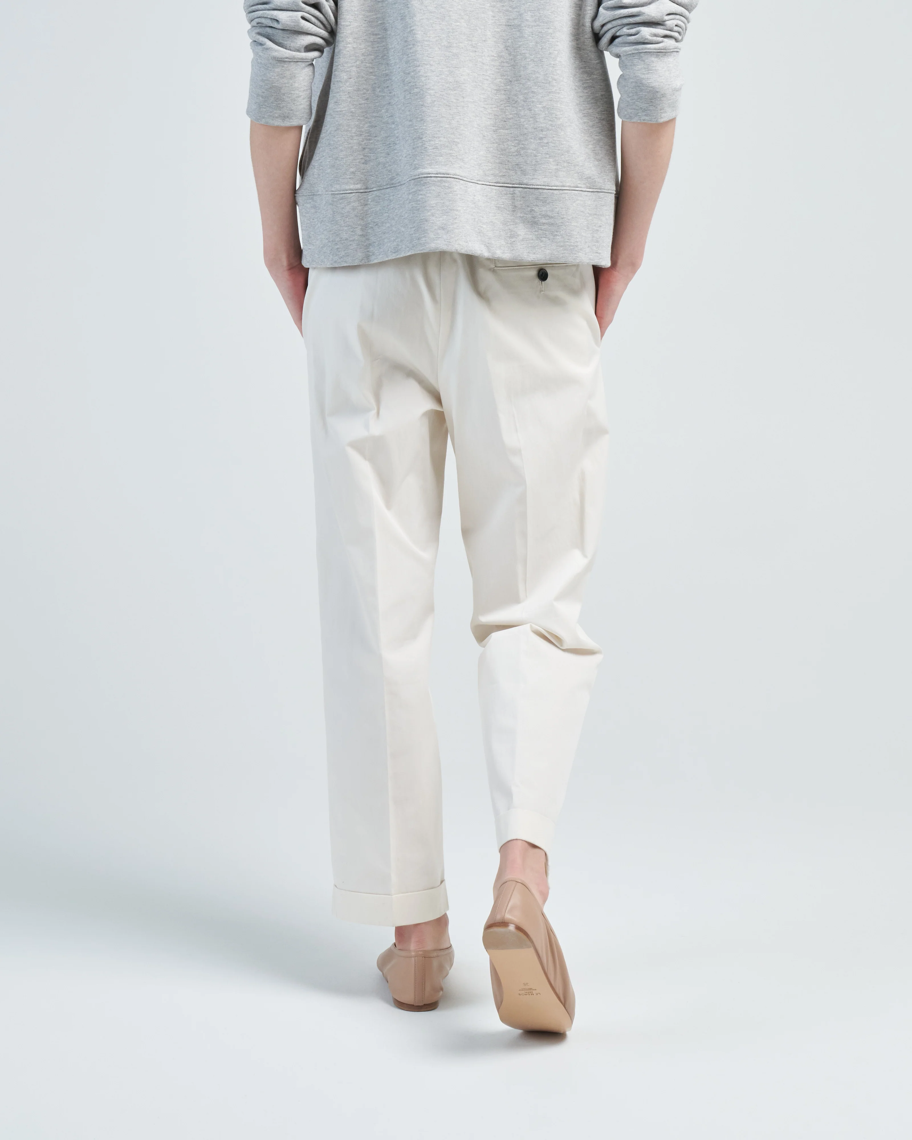 gabardine elastic waist pant - Image 4