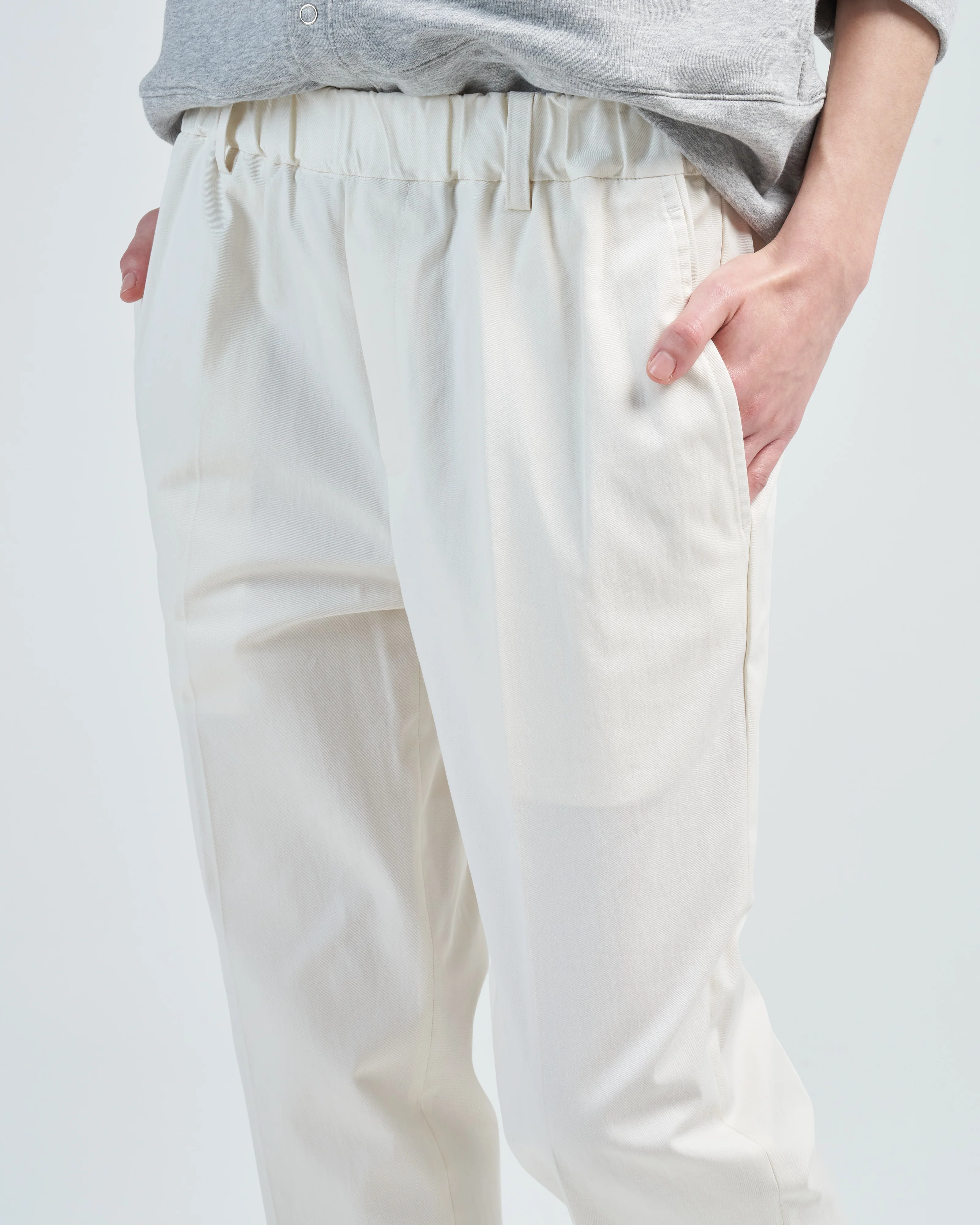 gabardine elastic waist pant - Image 5