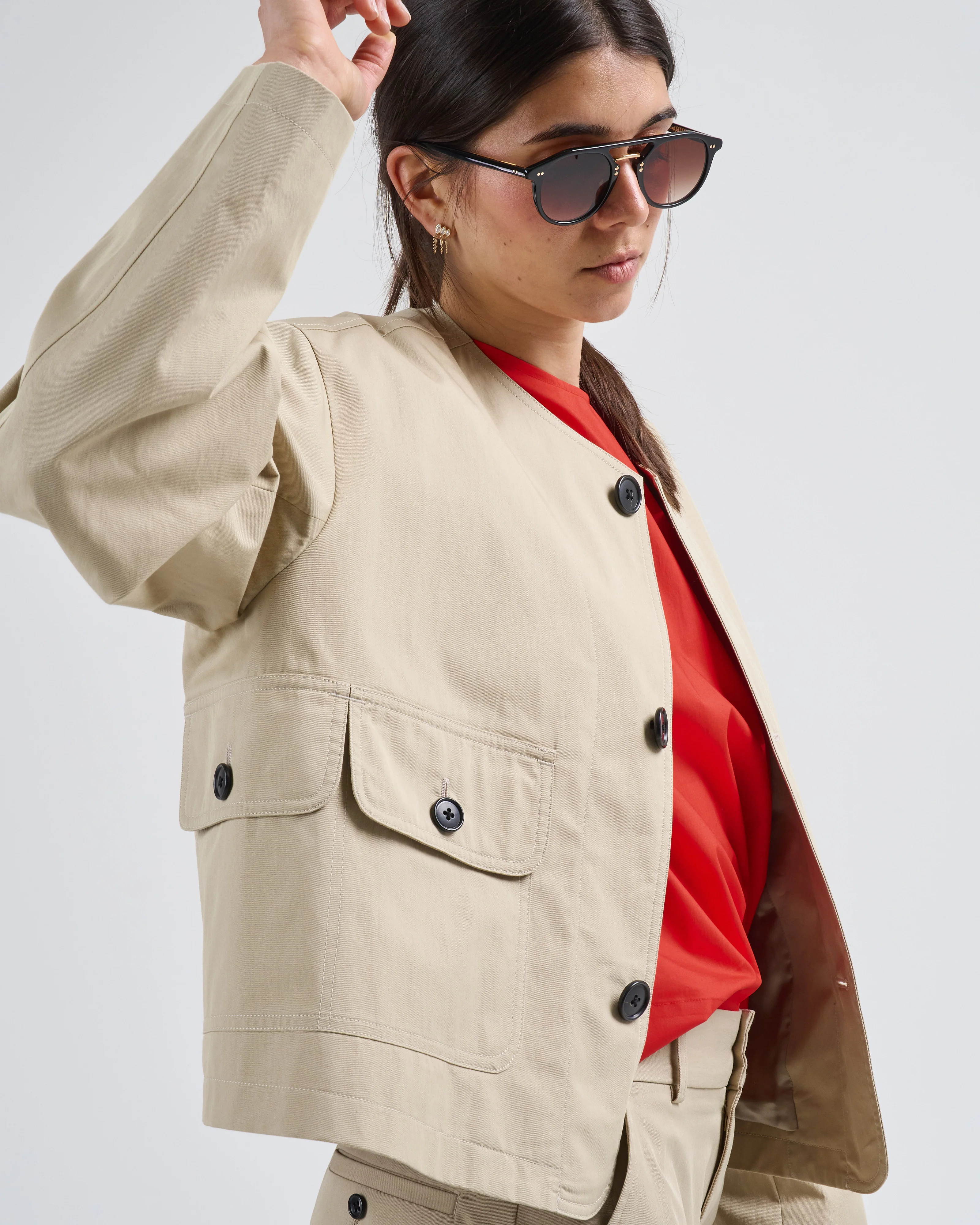 gabardine jacket - Image 2