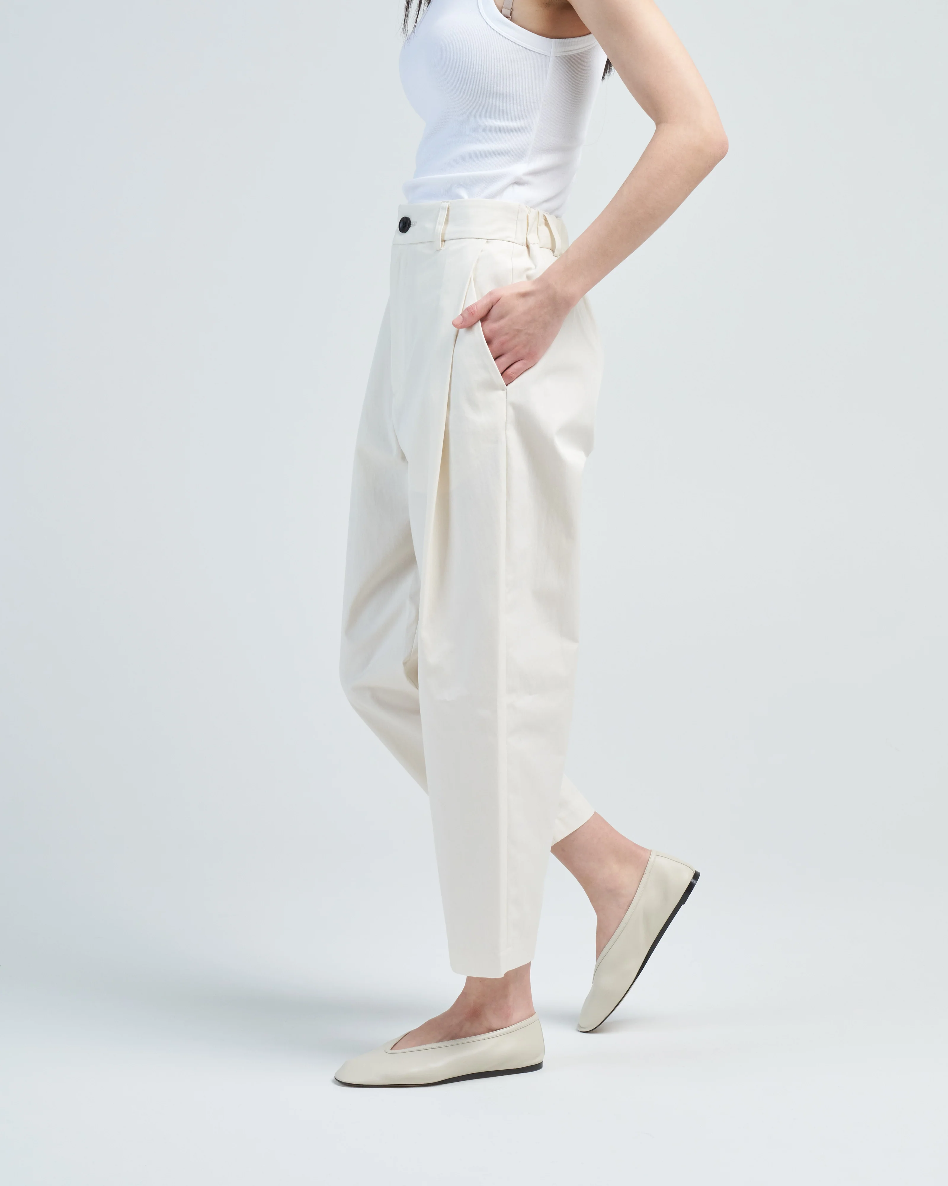 gabardine pants w/ side pocket - Image 3