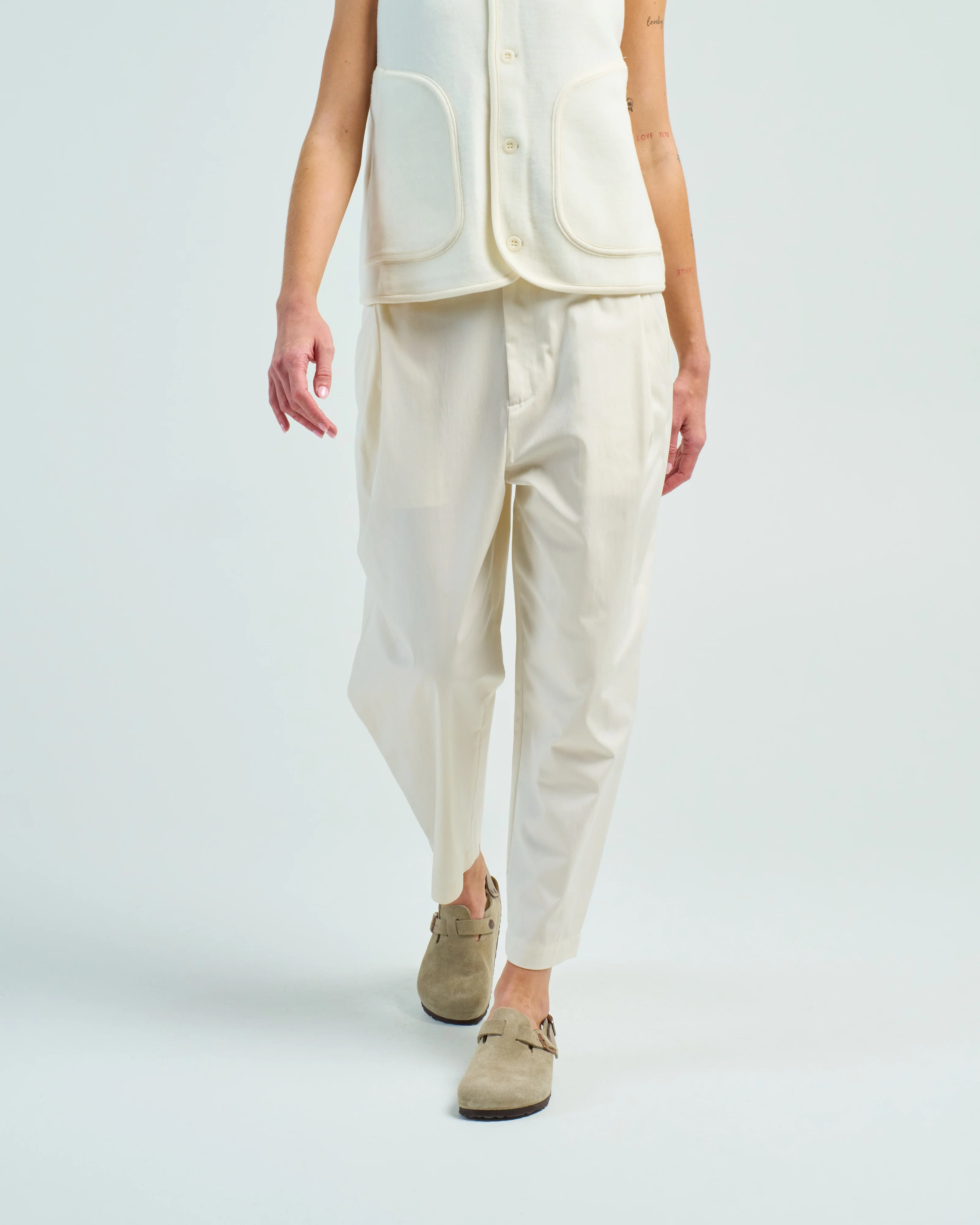 gabardine side pleat pant - Image 2