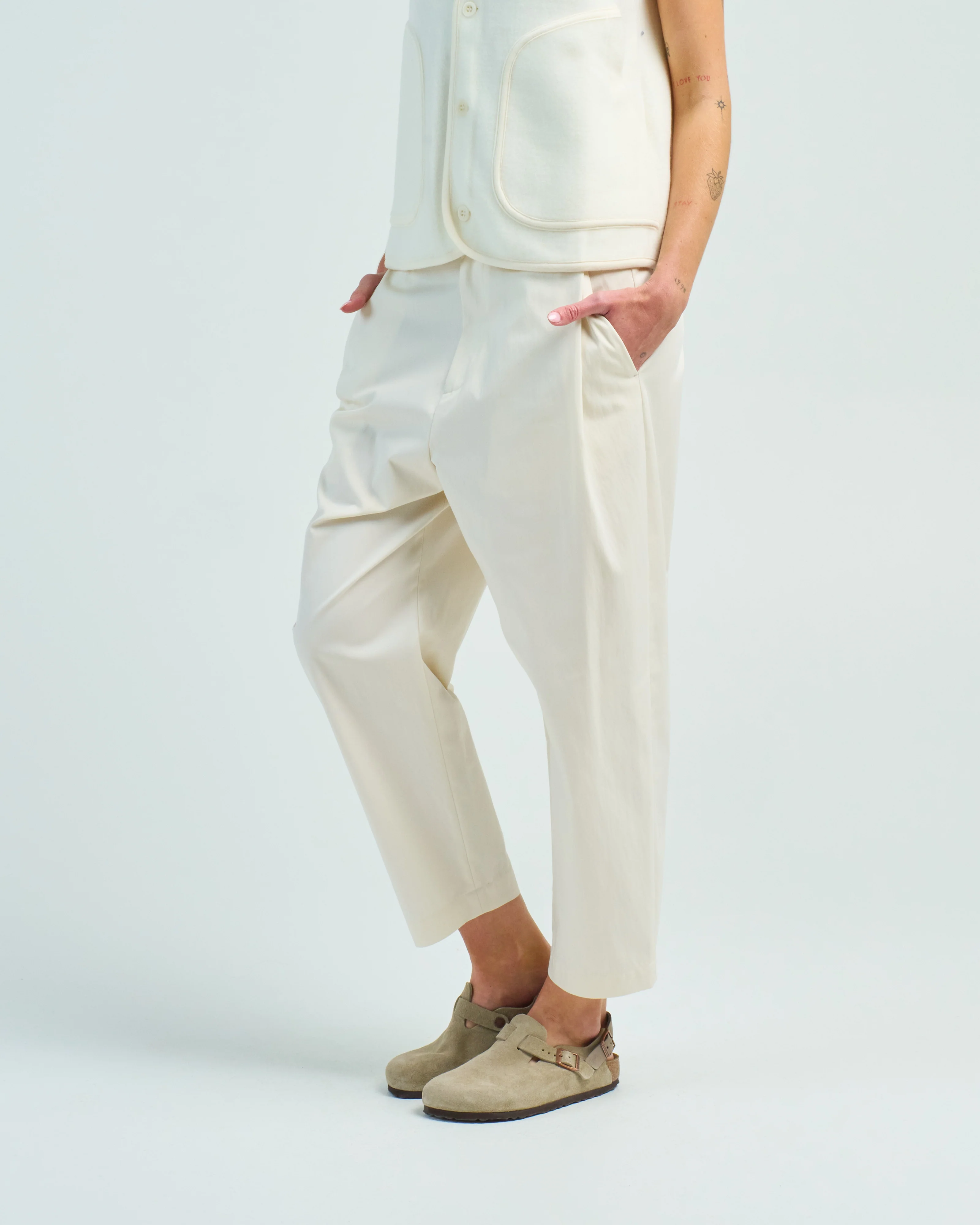 gabardine side pleat pant - Image 3