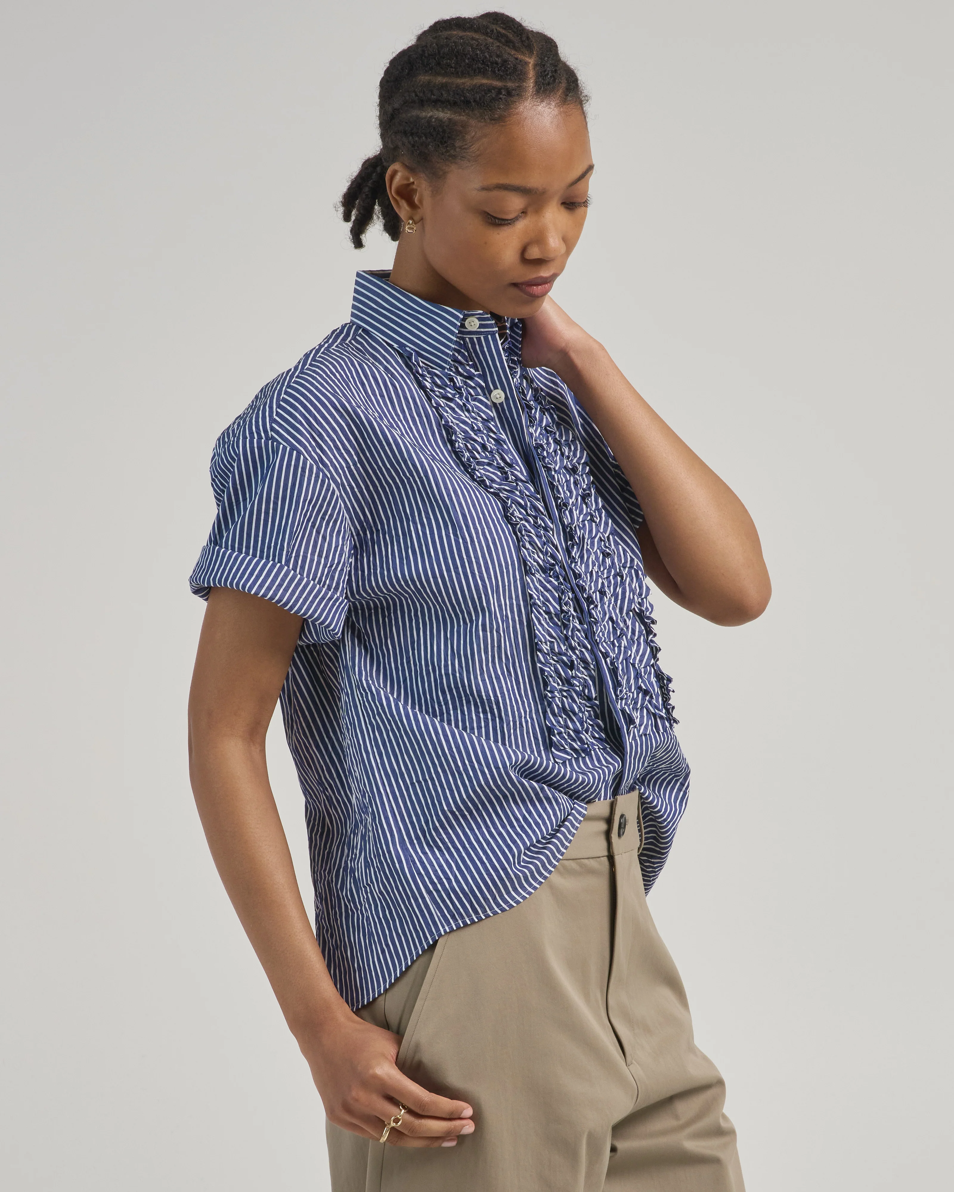 iris cc short sleeve button down - Image 3