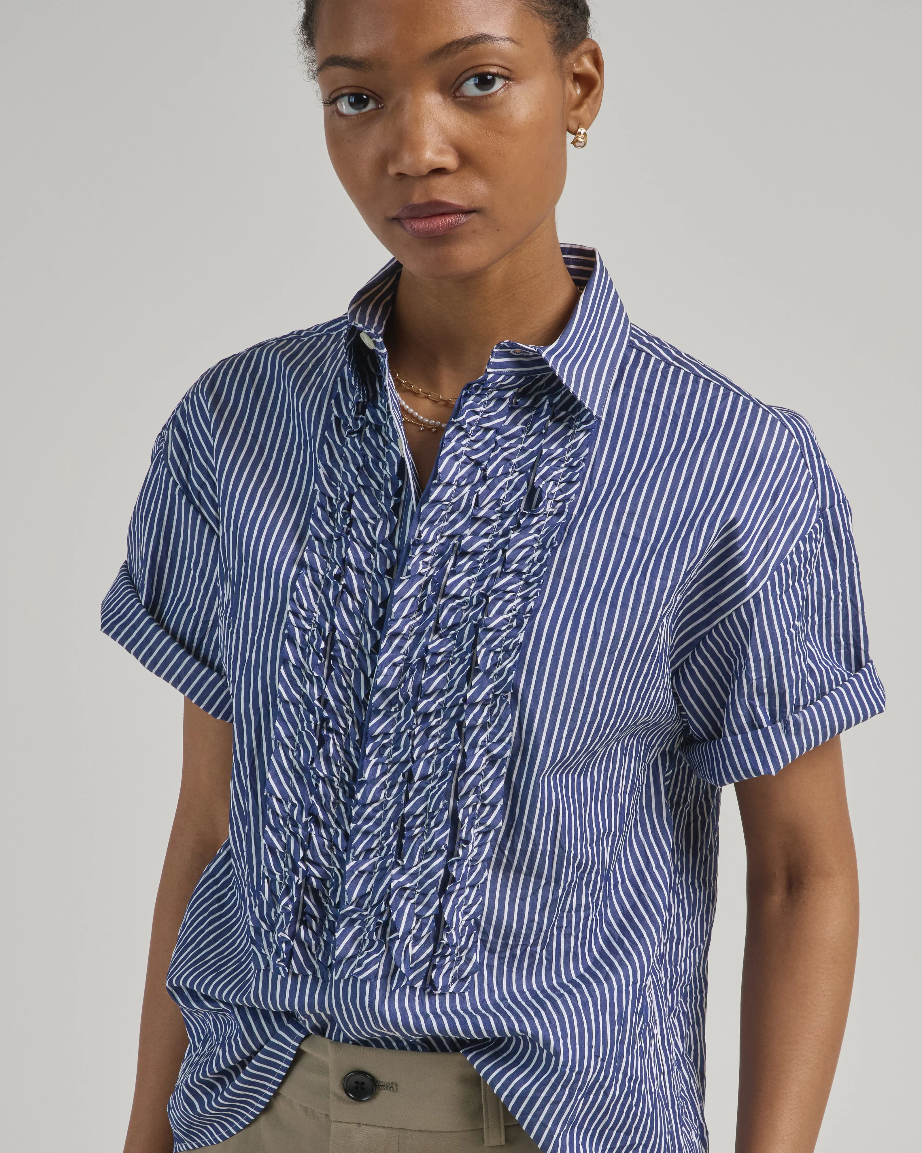 iris cc short sleeve button down - Image 5