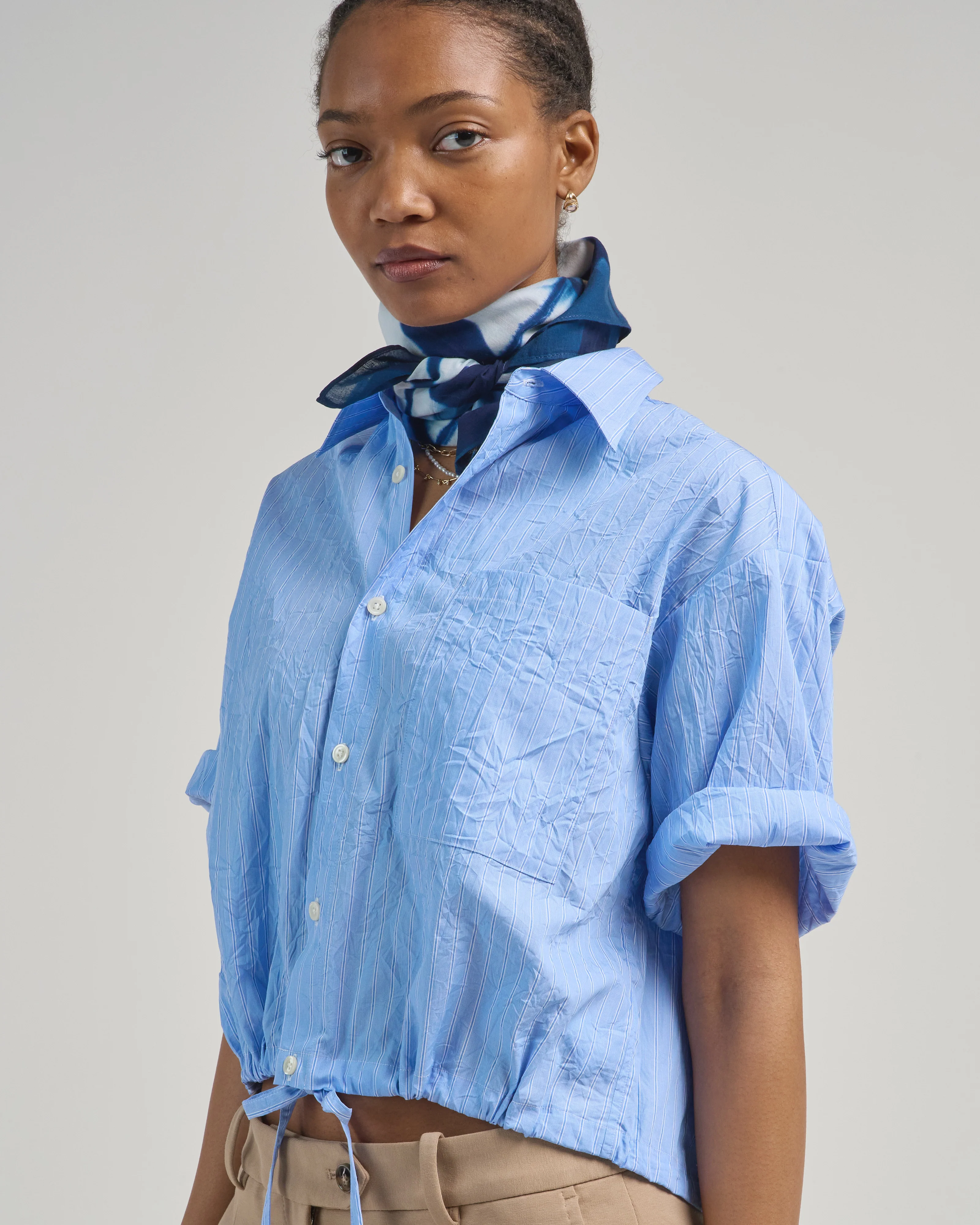 linda cc short sleeve button down - Image 3