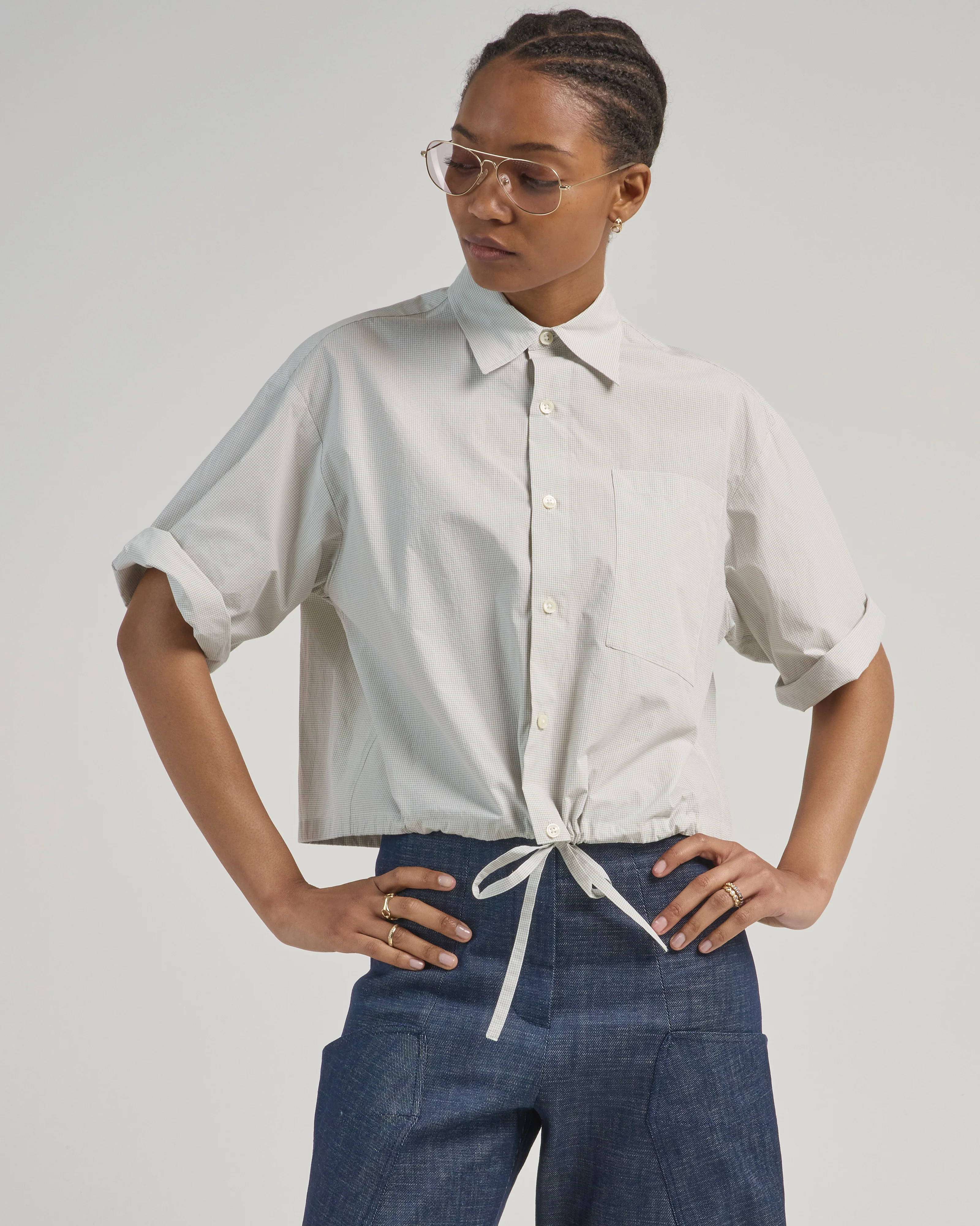 linda short sleeve button down - Image 2