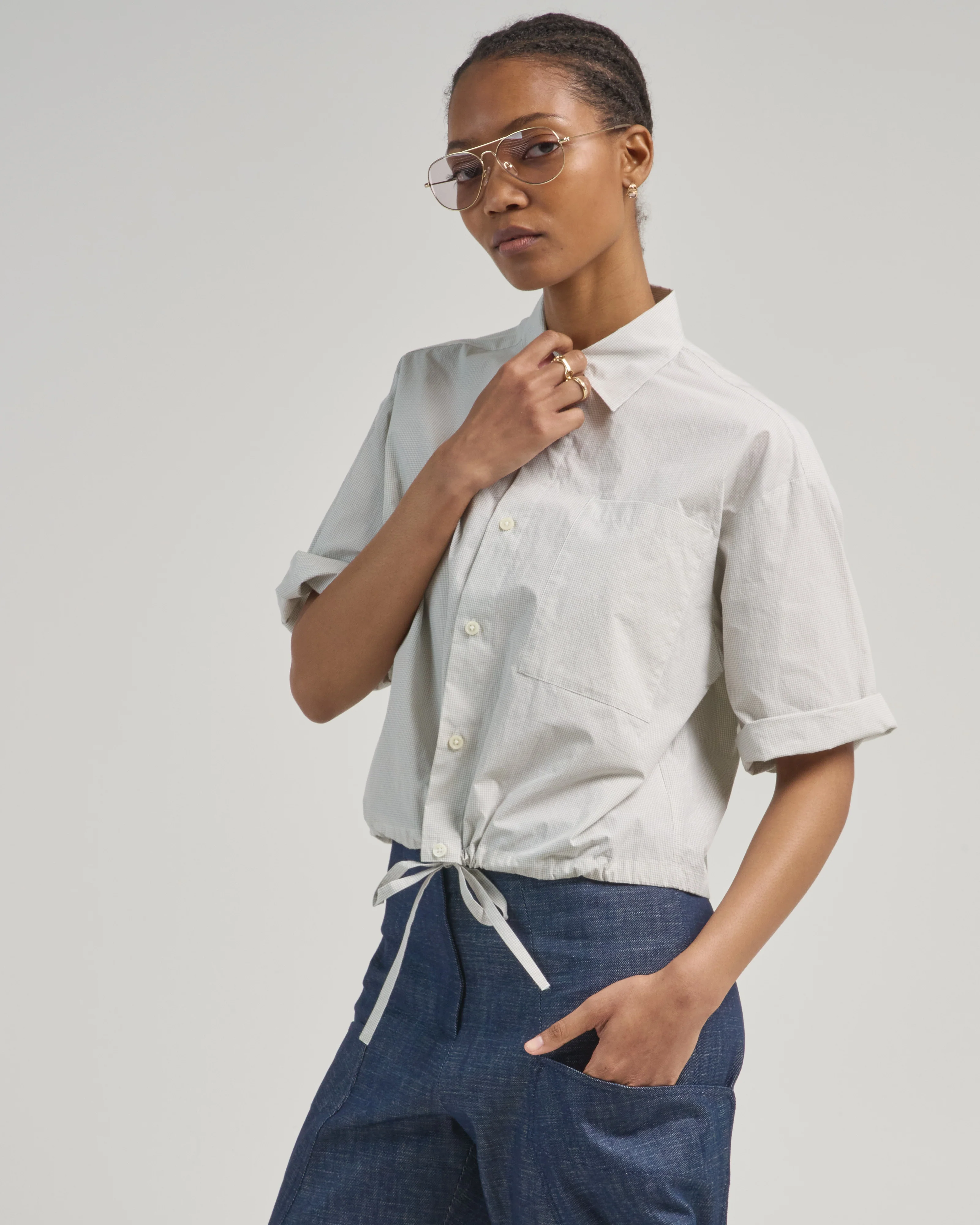 linda short sleeve button down - Image 3