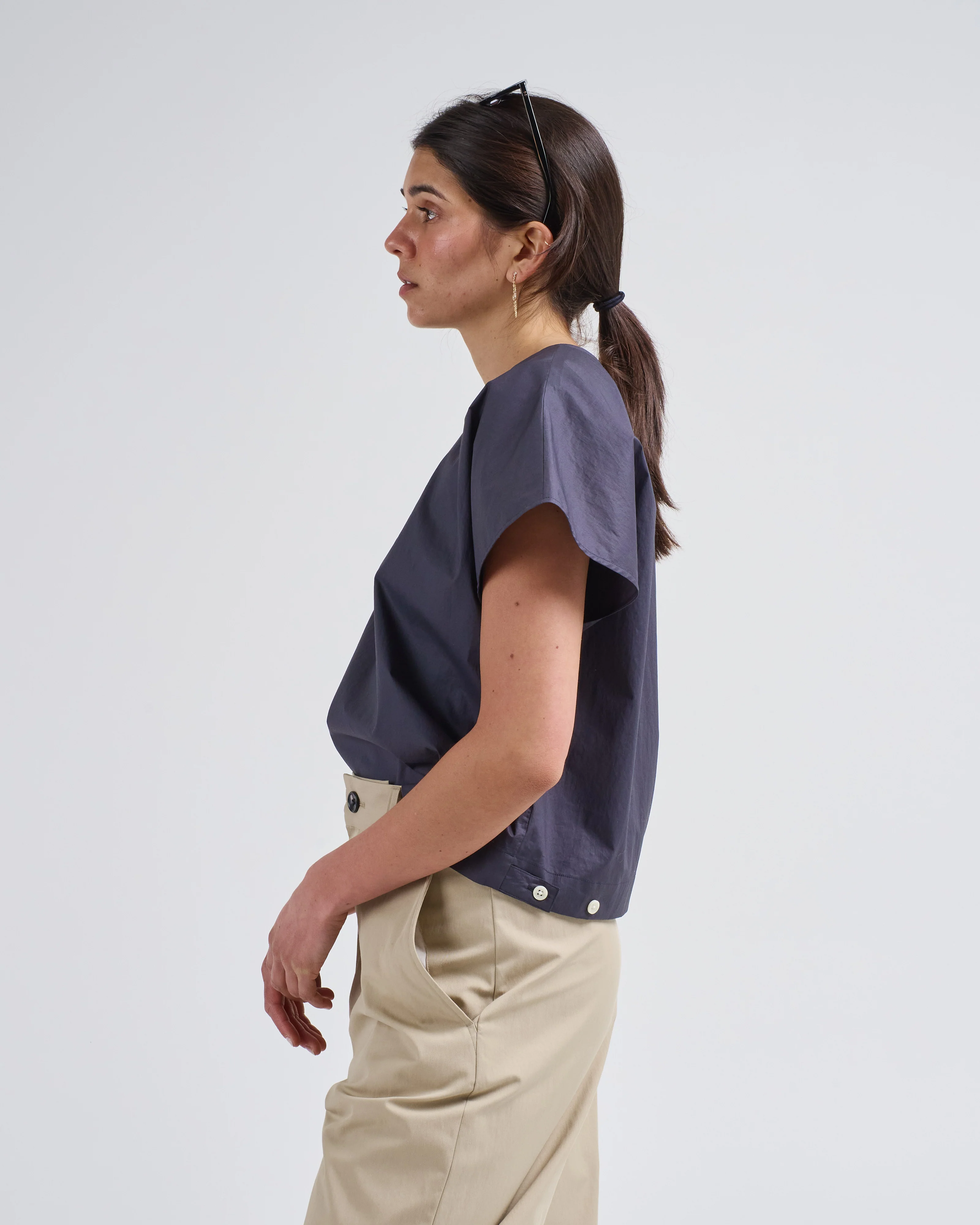 poplin capsleeve top - Image 3