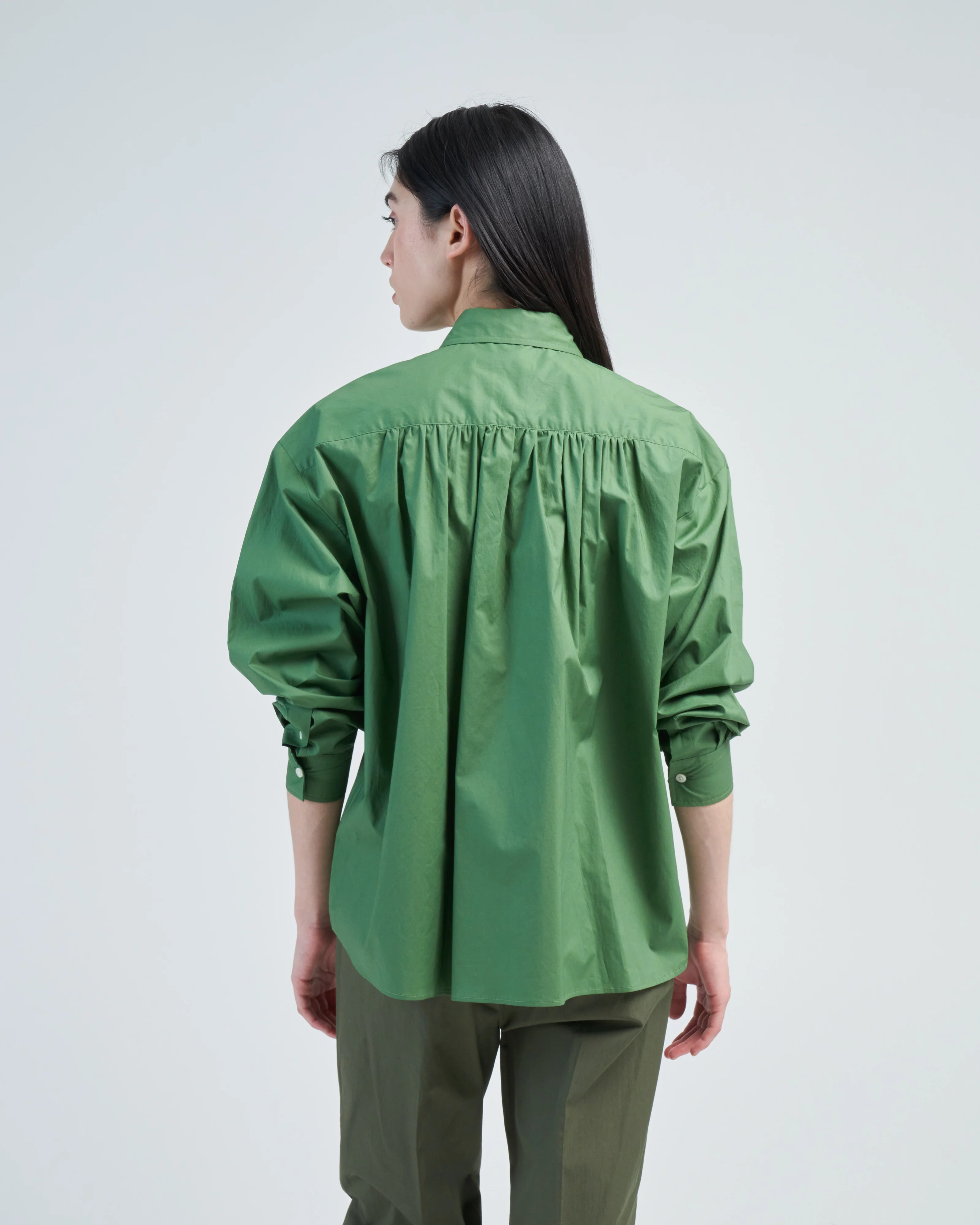 poplin pleated back top - Image 5