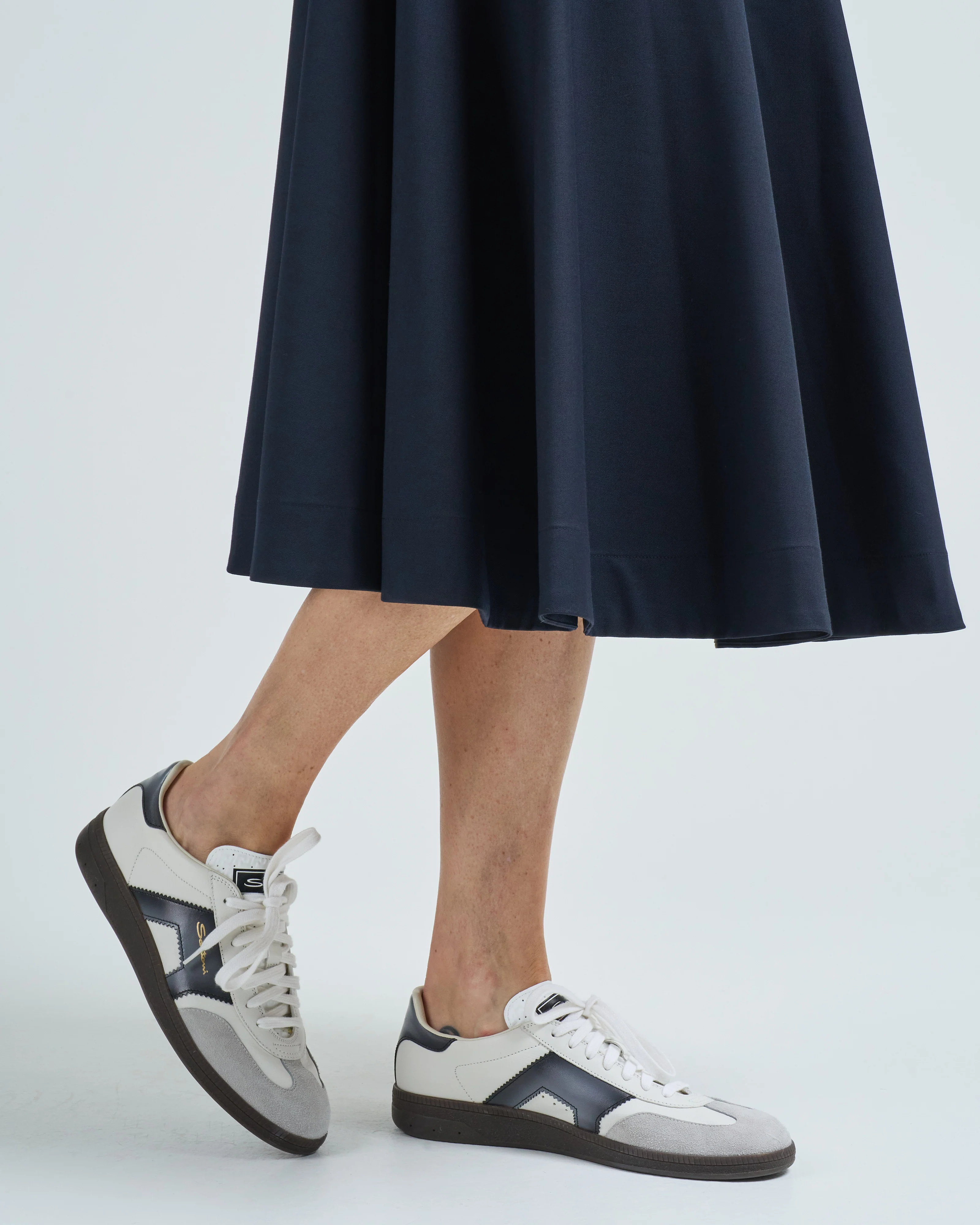 stretch wool flare skirt - Image 5