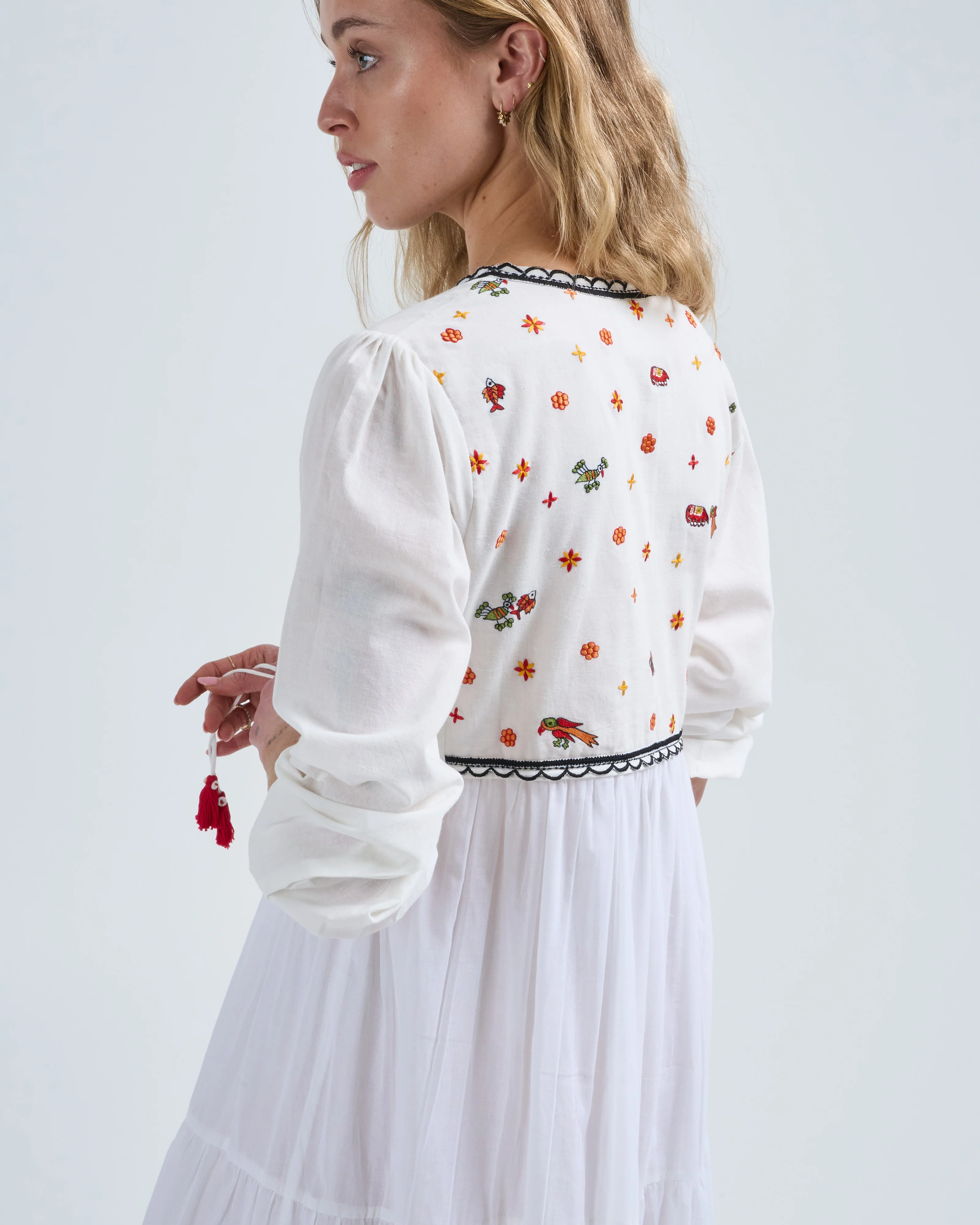 azo free cotton gauze dress - Image 2