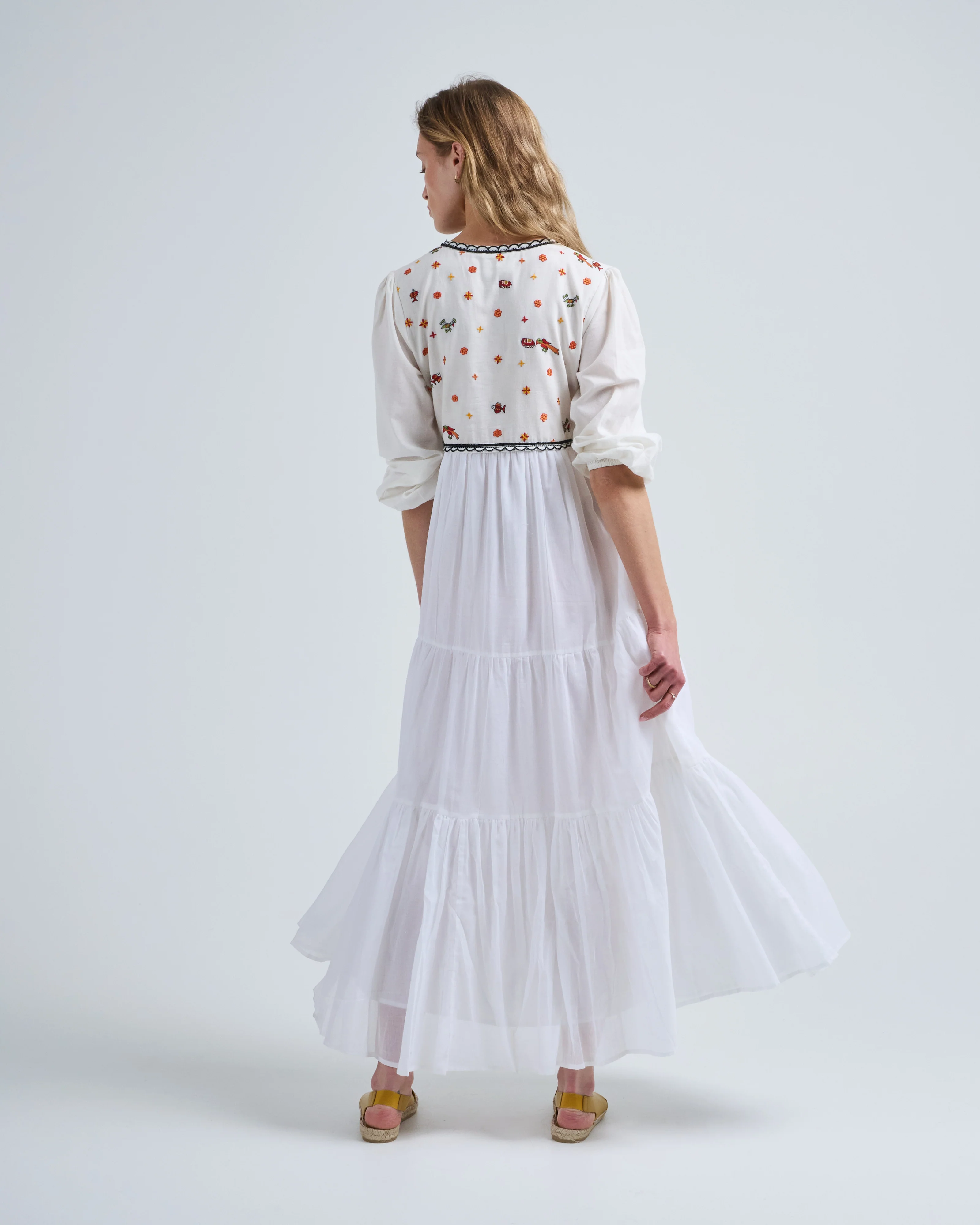 azo free cotton gauze dress - Image 5
