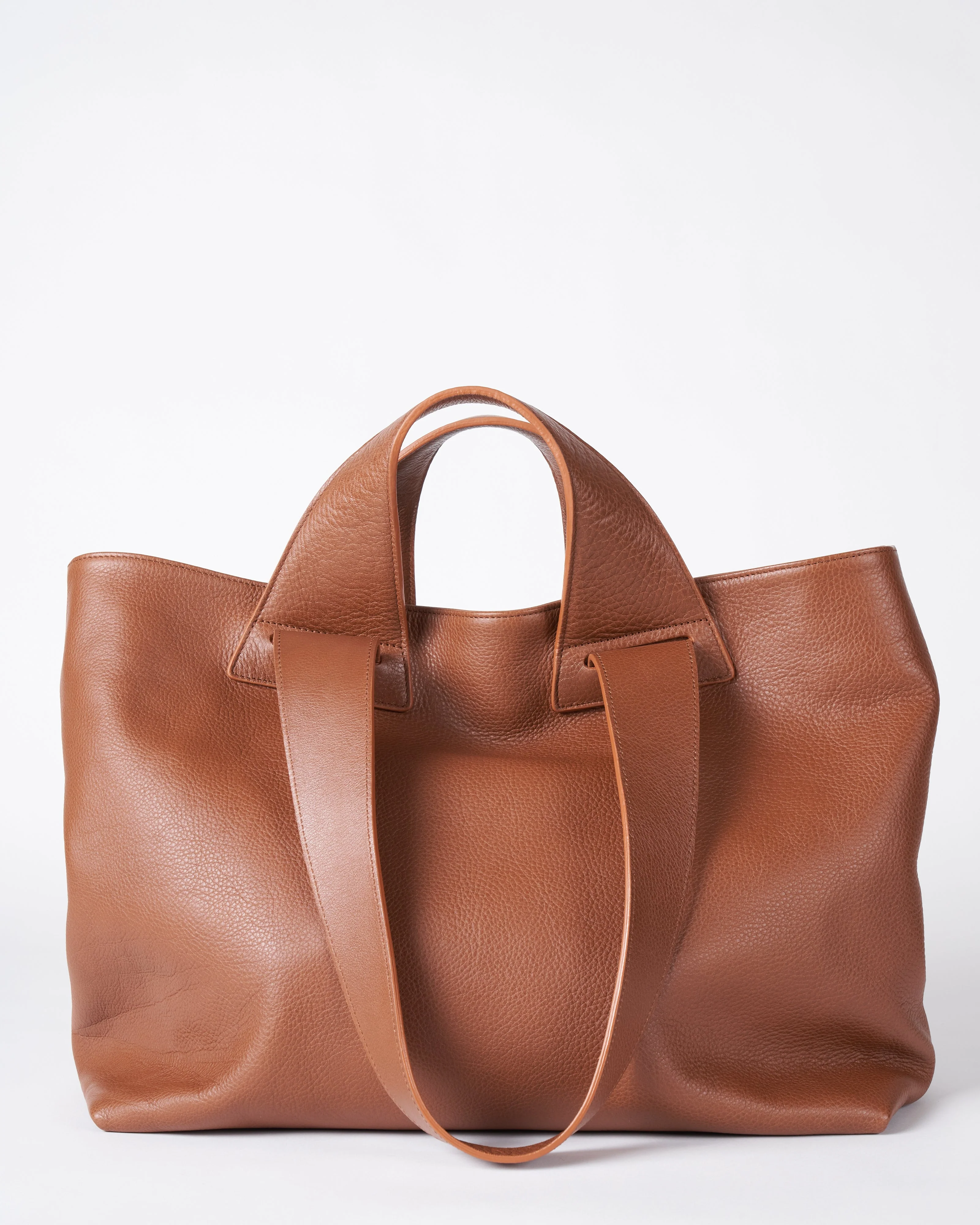 plen tote bag - terracotta leather - Image 2