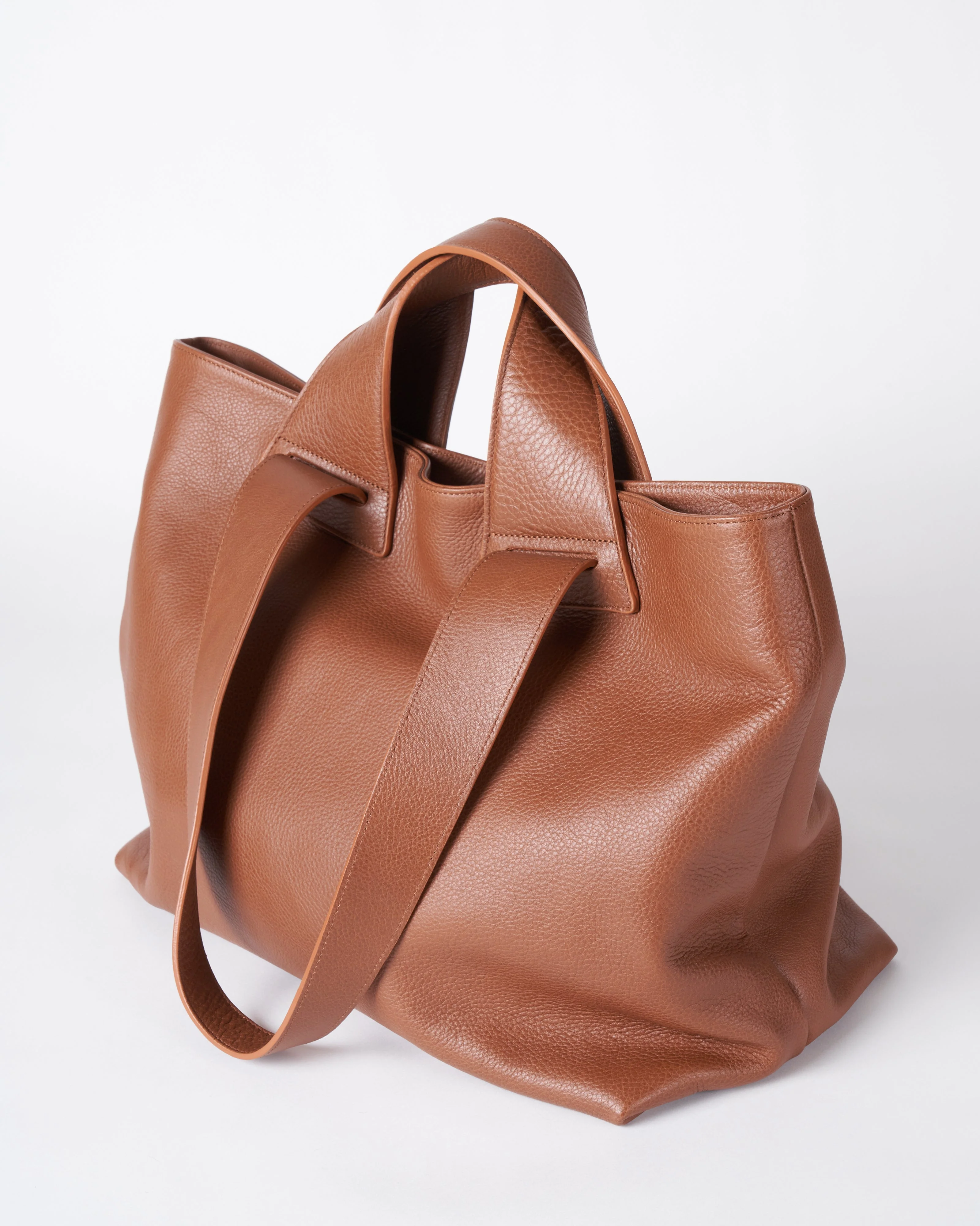 plen tote bag - terracotta leather - Image 3