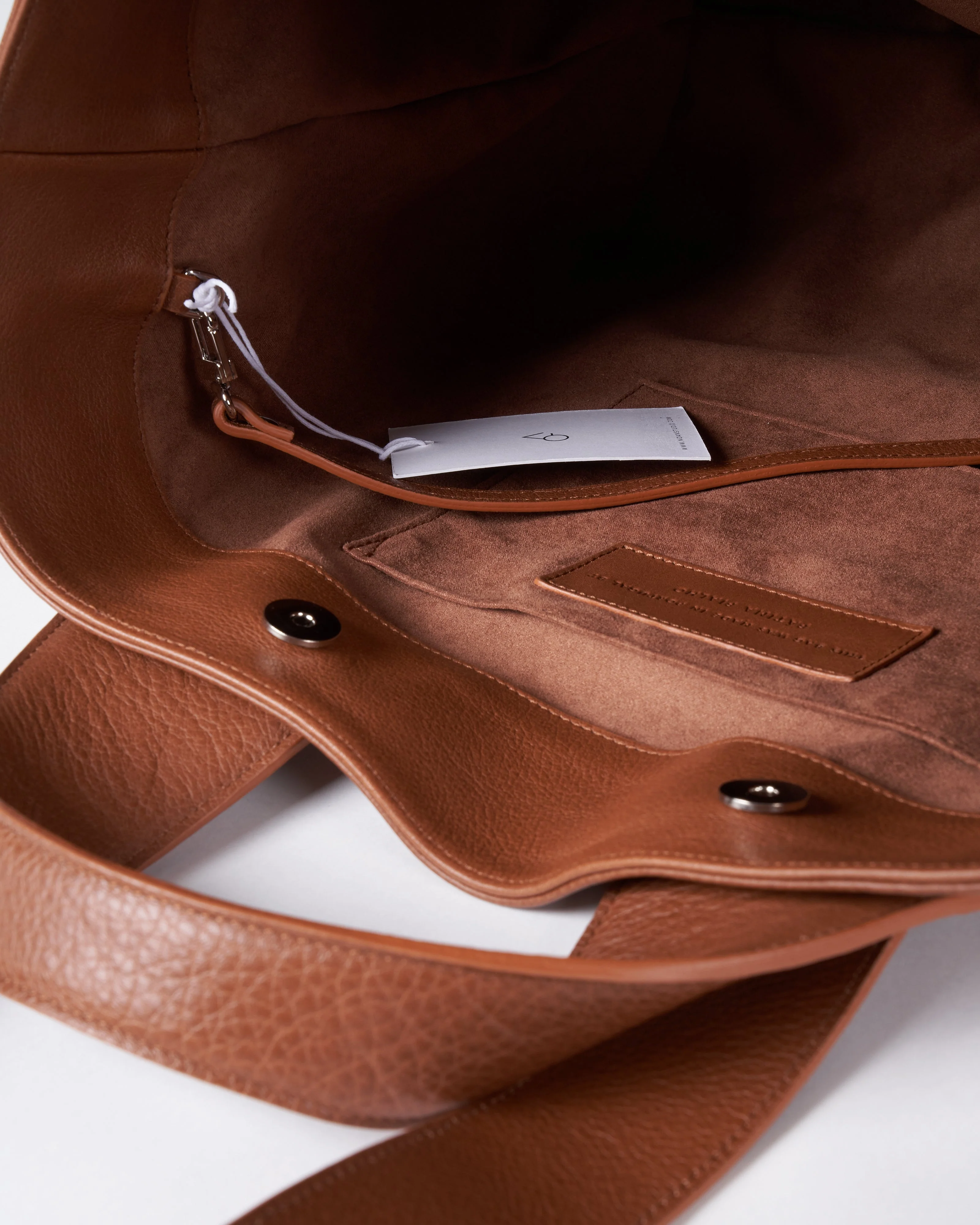 plen tote bag - terracotta leather - Image 4