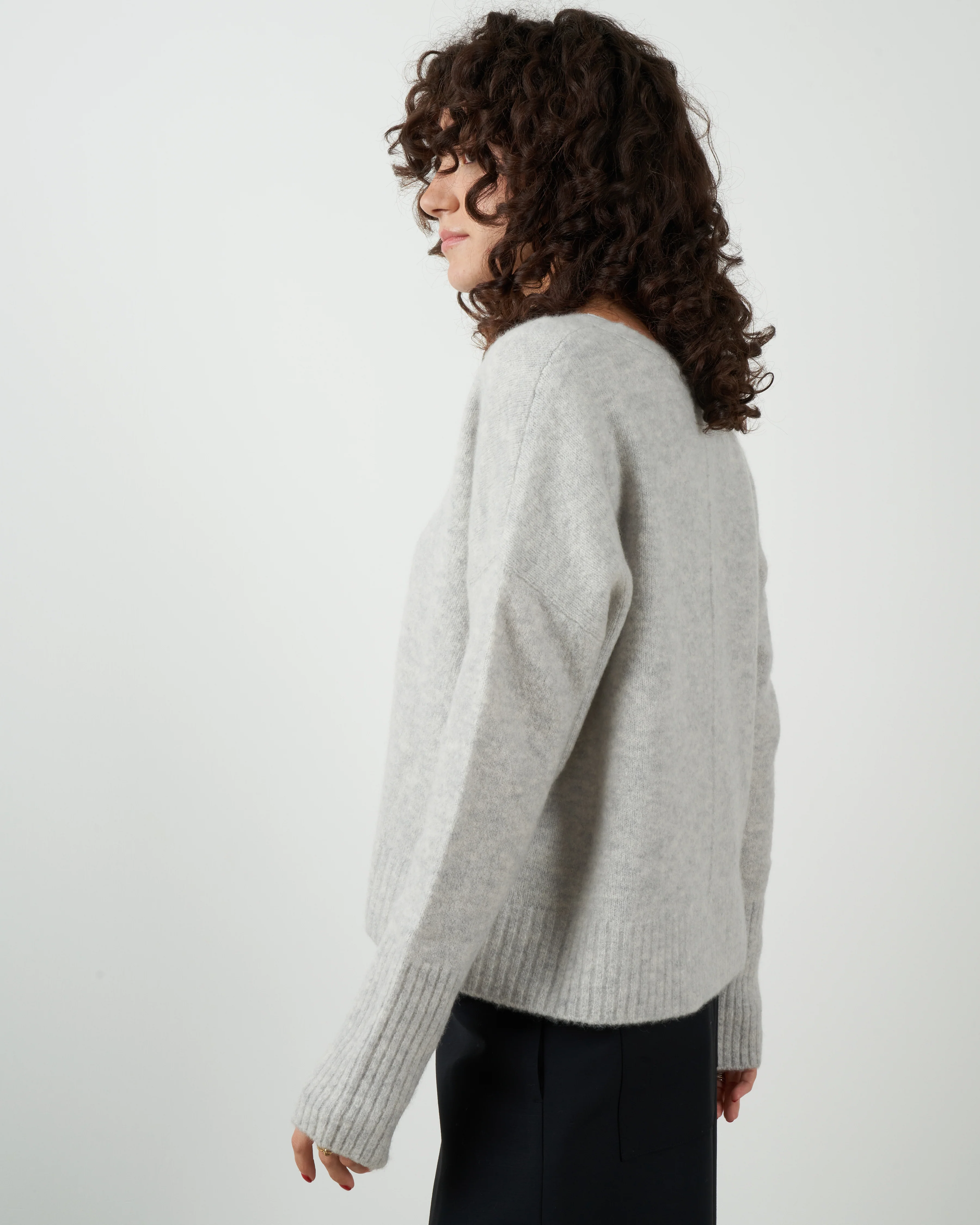 delilah cashmere cardigan - mist - Image 2