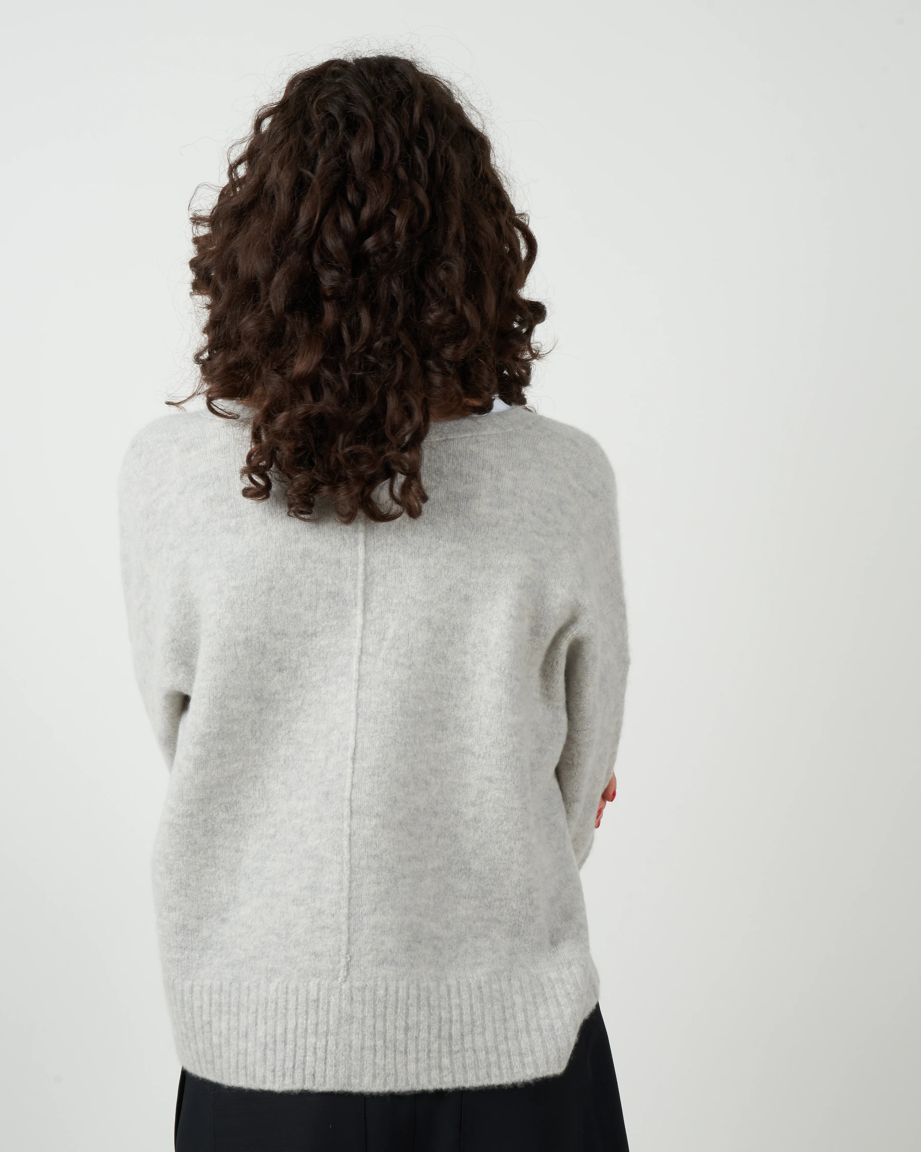 delilah cashmere cardigan - mist - Image 3