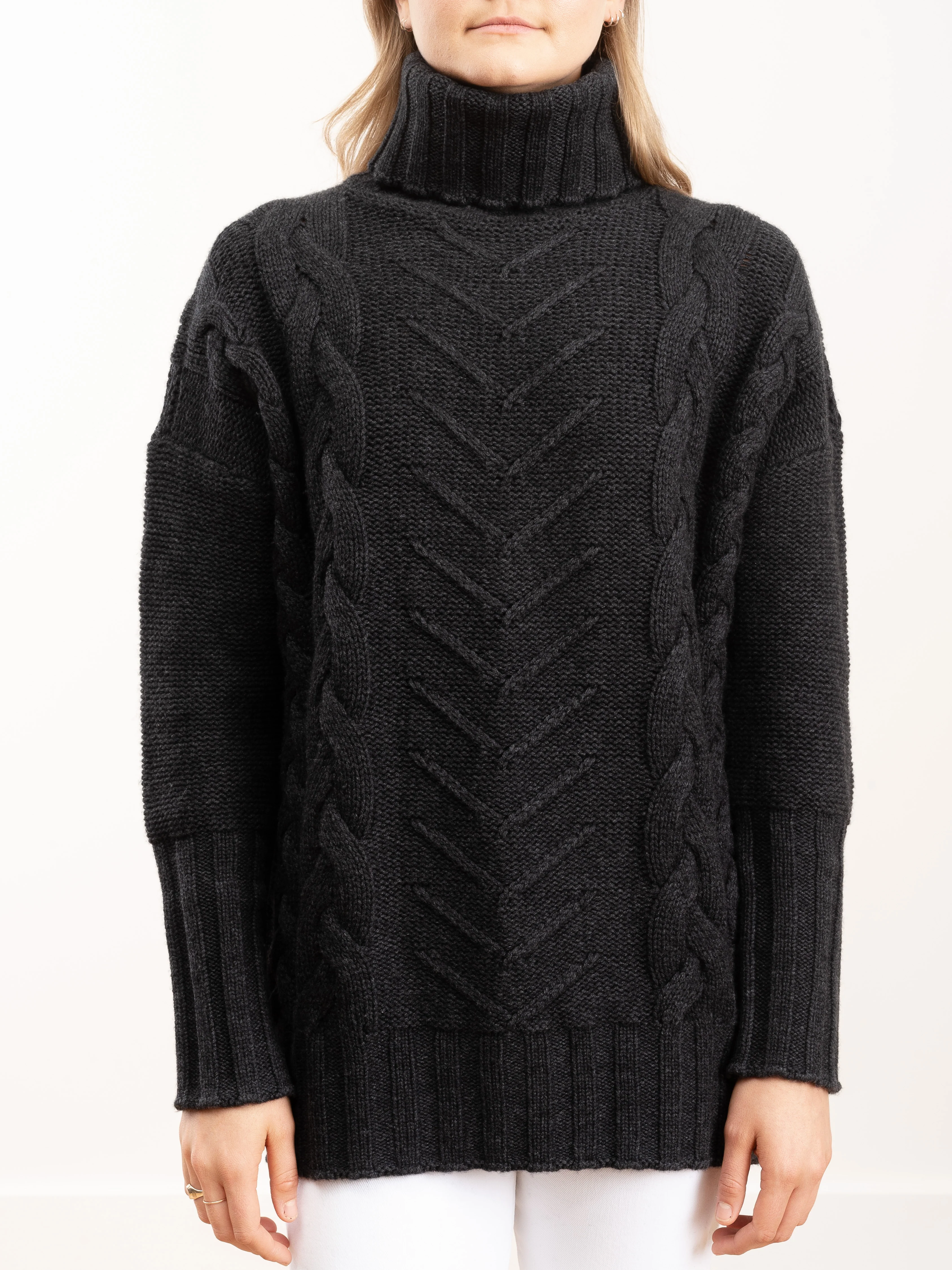 james turtleneck - charcoal - Image 2