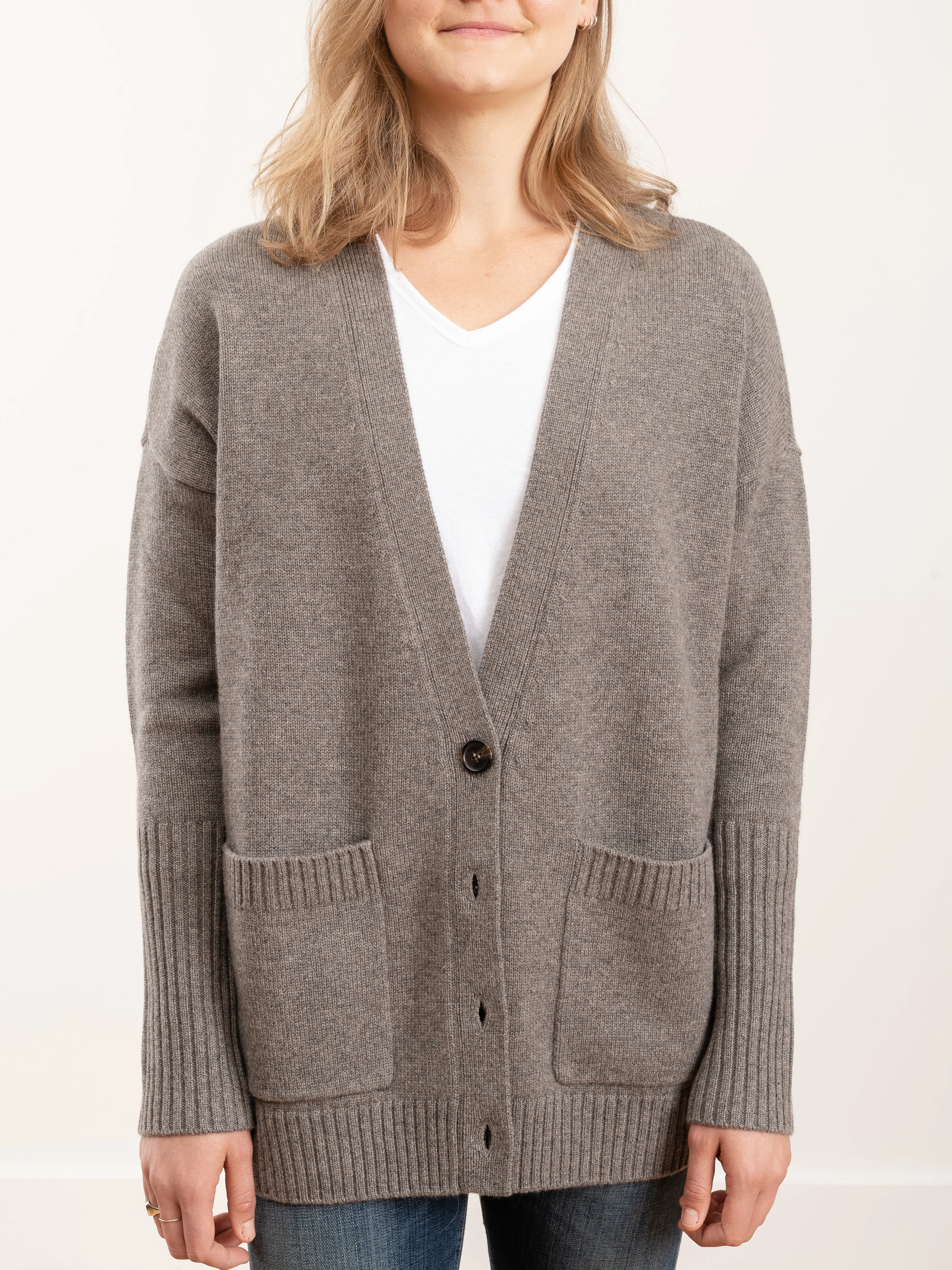addison grandpa cardigan - otter - Image 2