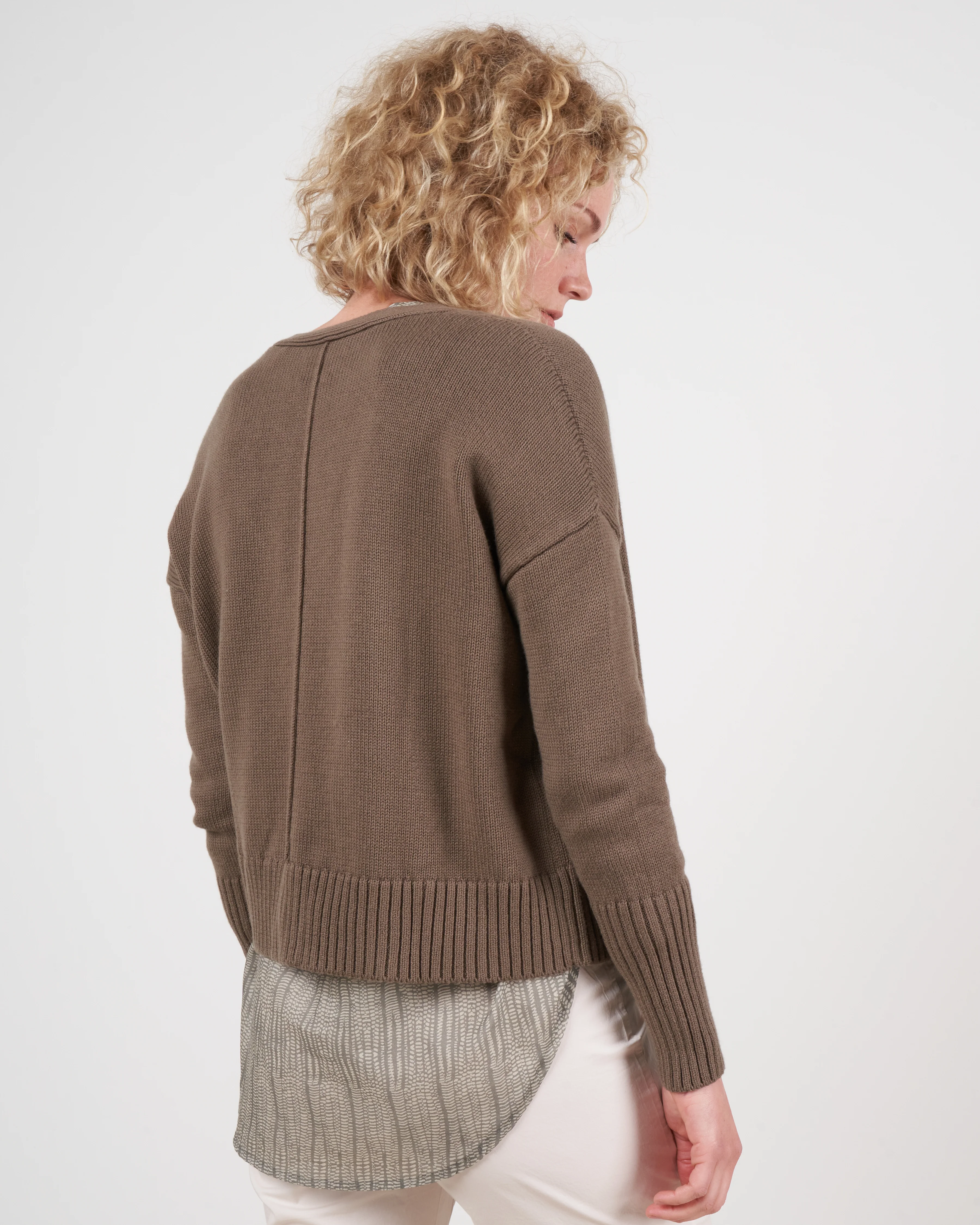 taylor cotton cashmere buttondown - cypress - Image 3