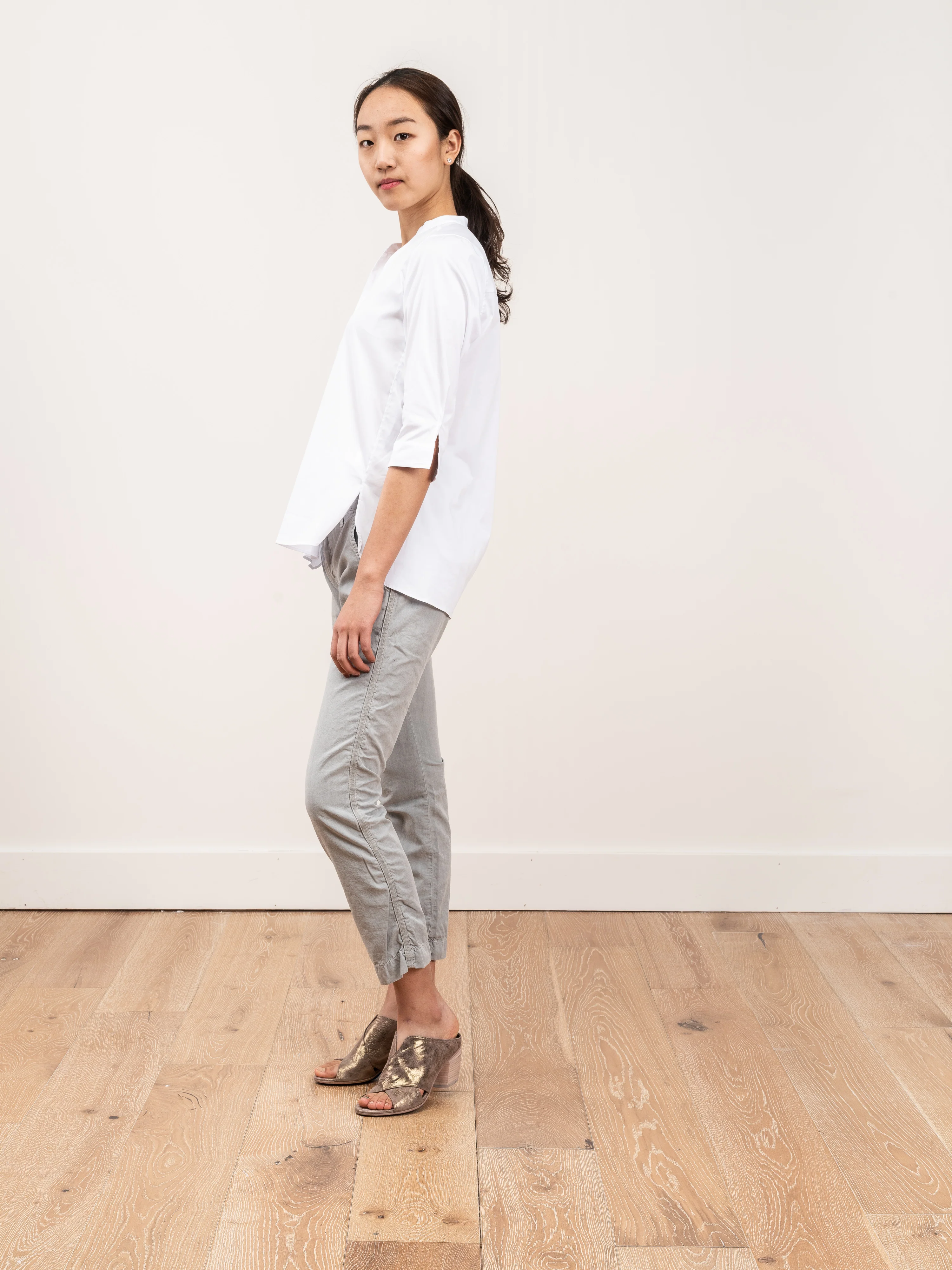 edith trousers - pigment pale grey - Image 2