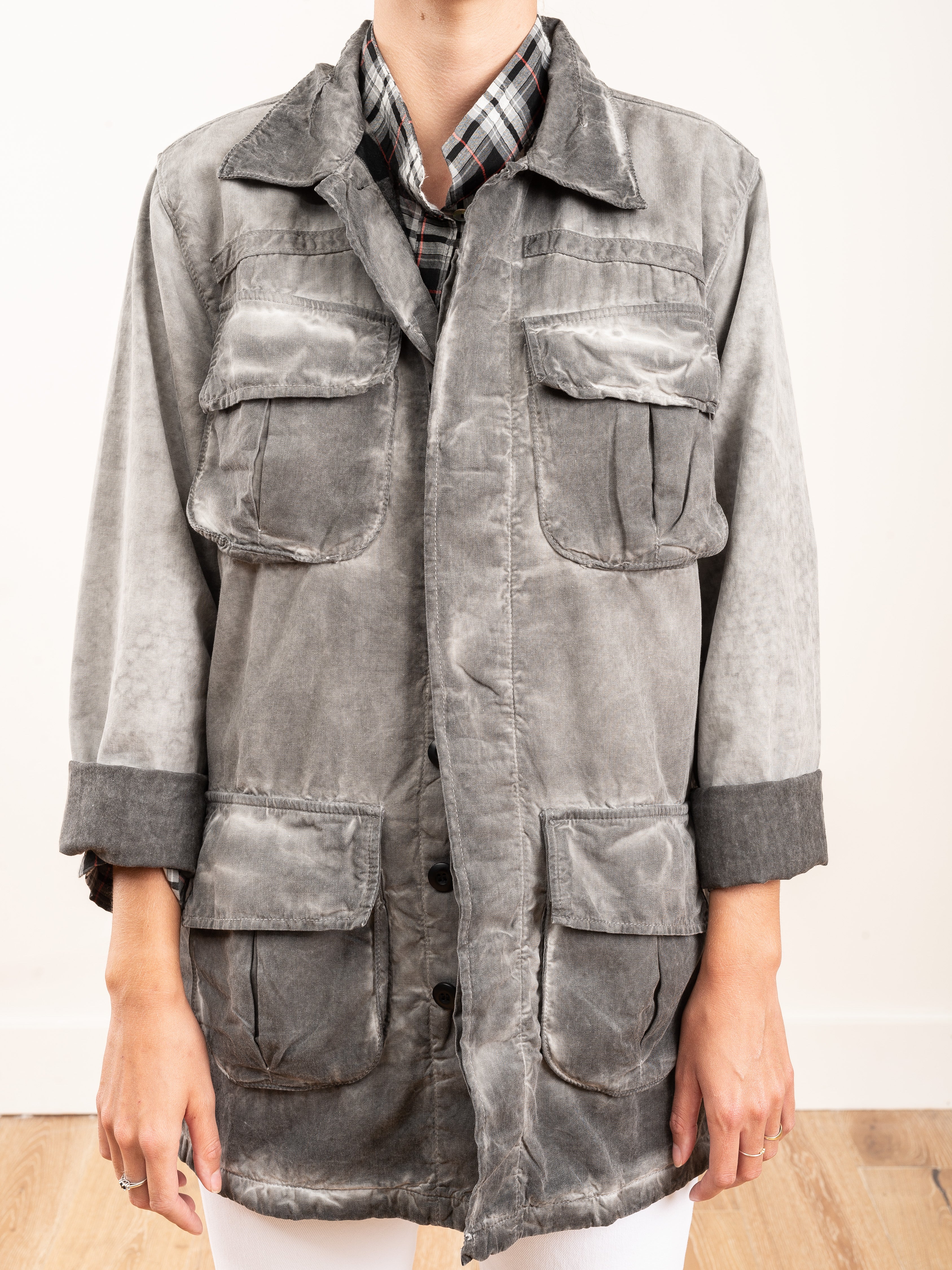 hunter cargo pocket jacket - Image 4
