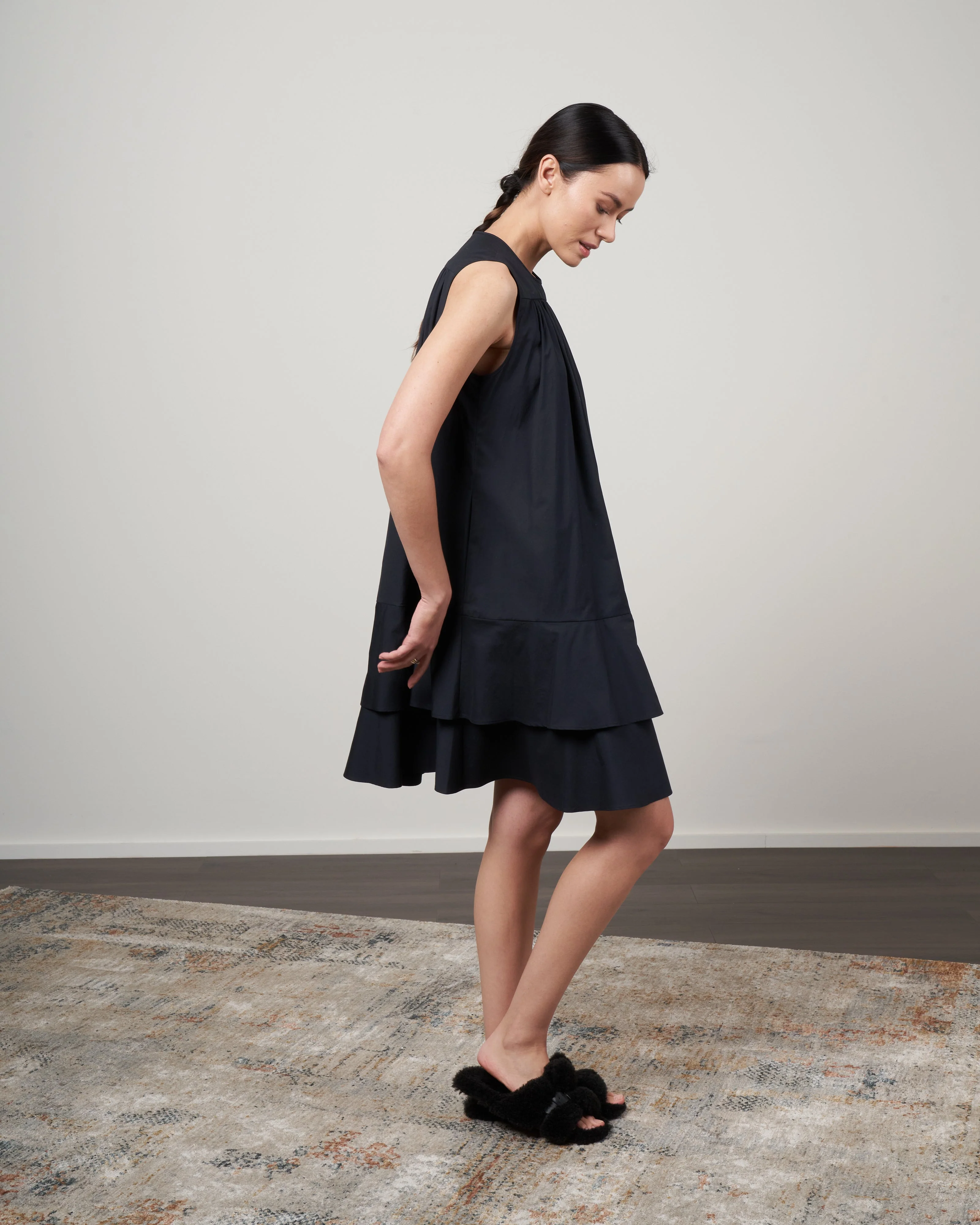 sleeveless dress - marine - Image 2