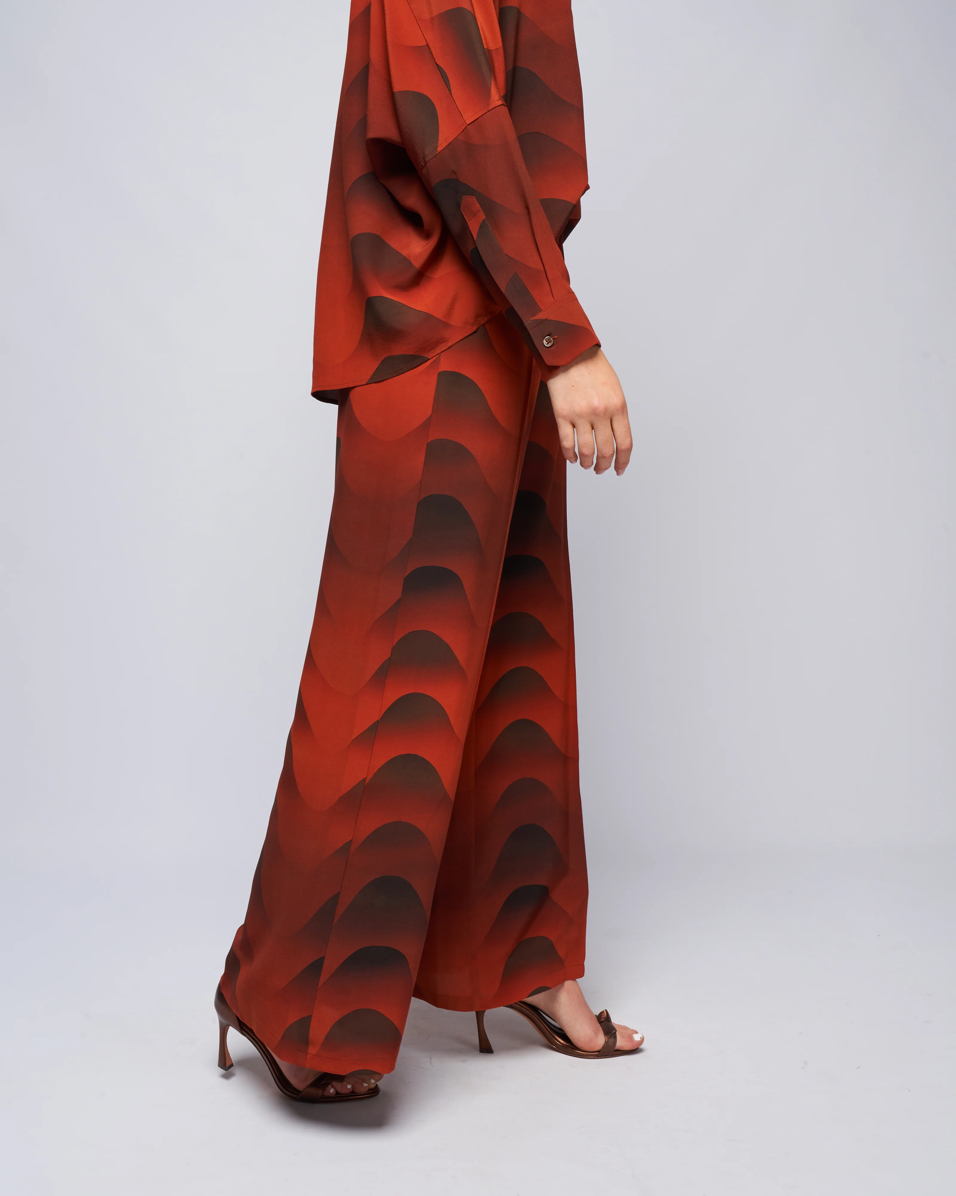 pants - brick red - Image 3