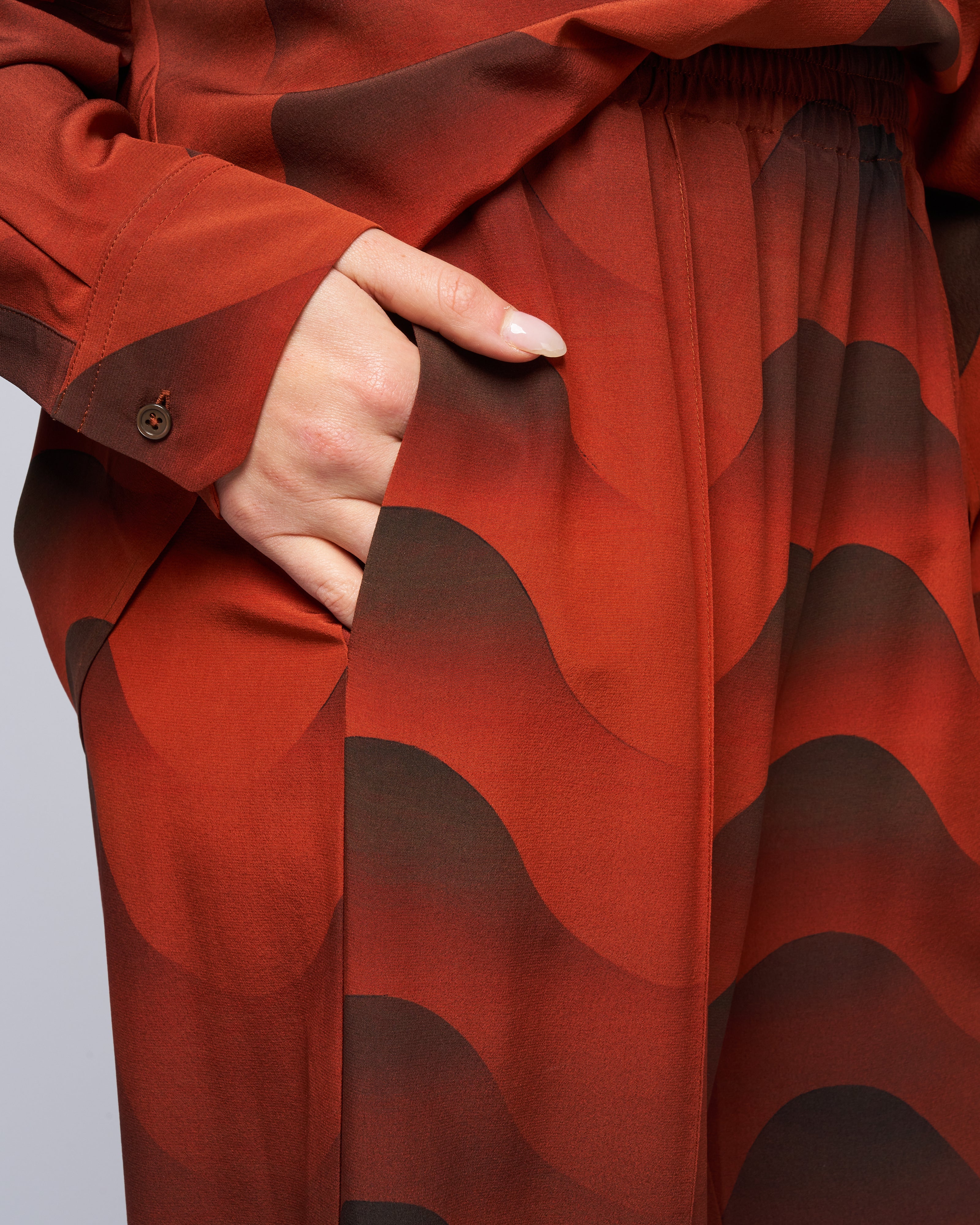 pants - brick red - Image 5