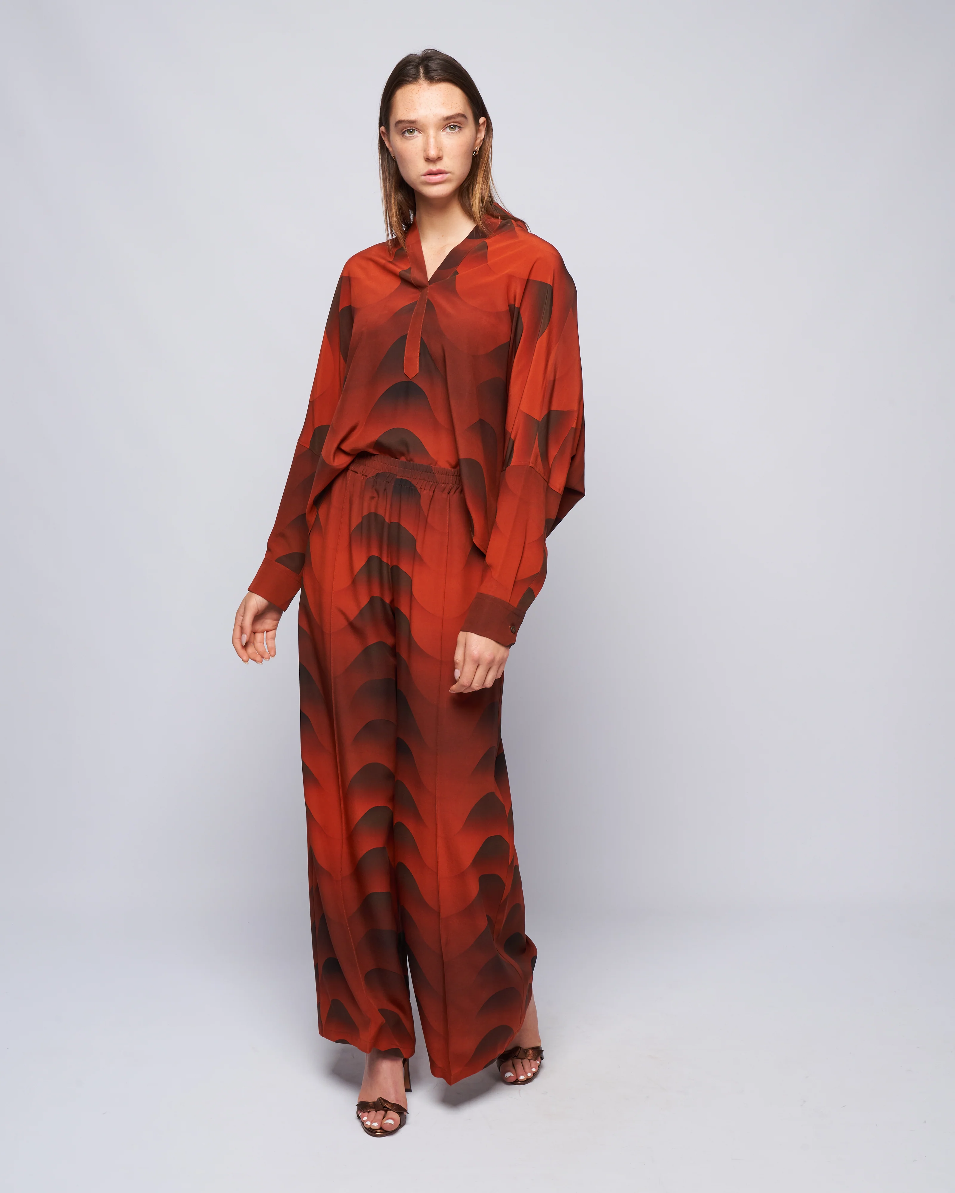 shirt - brick red - Image 2