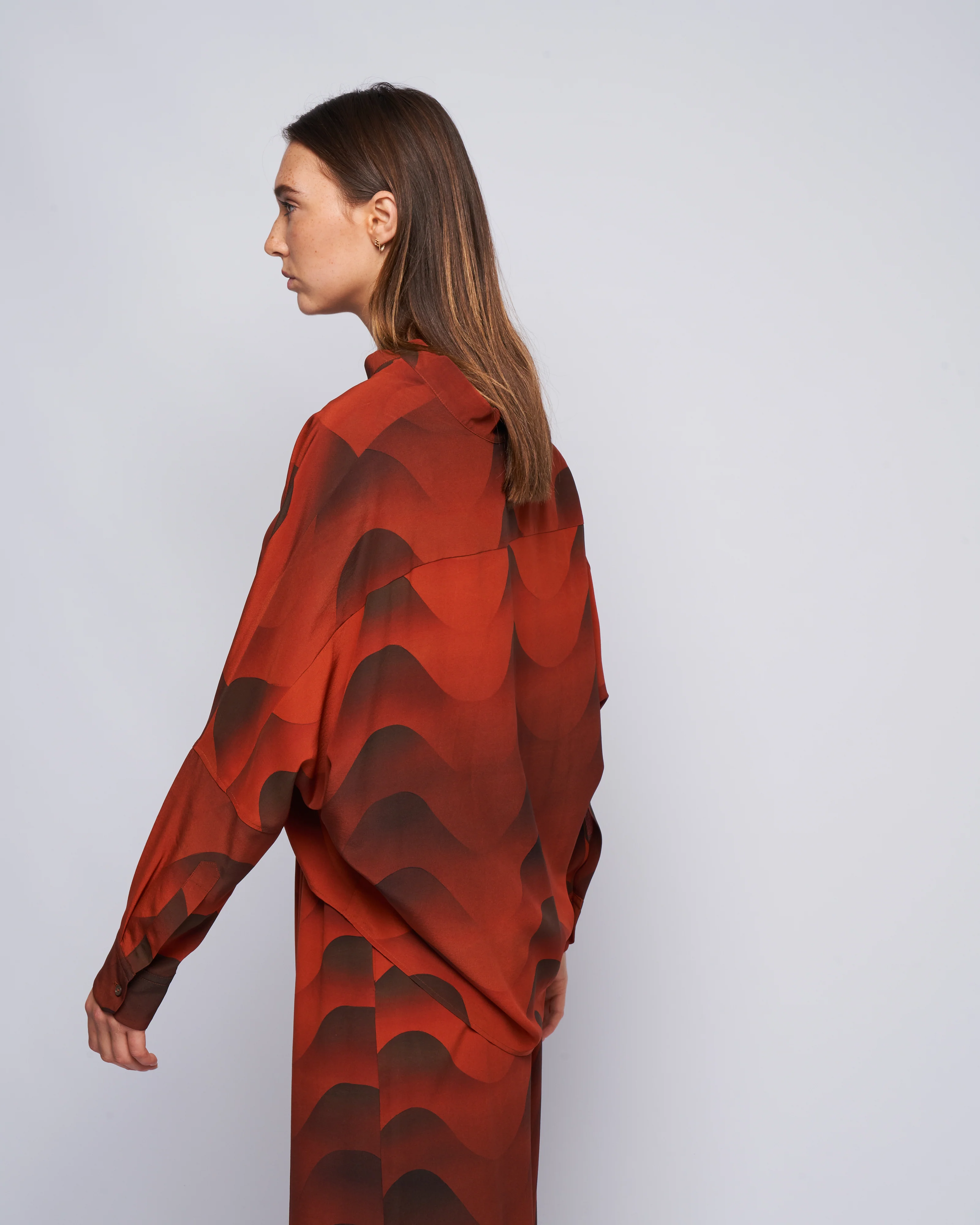 shirt - brick red - Image 3