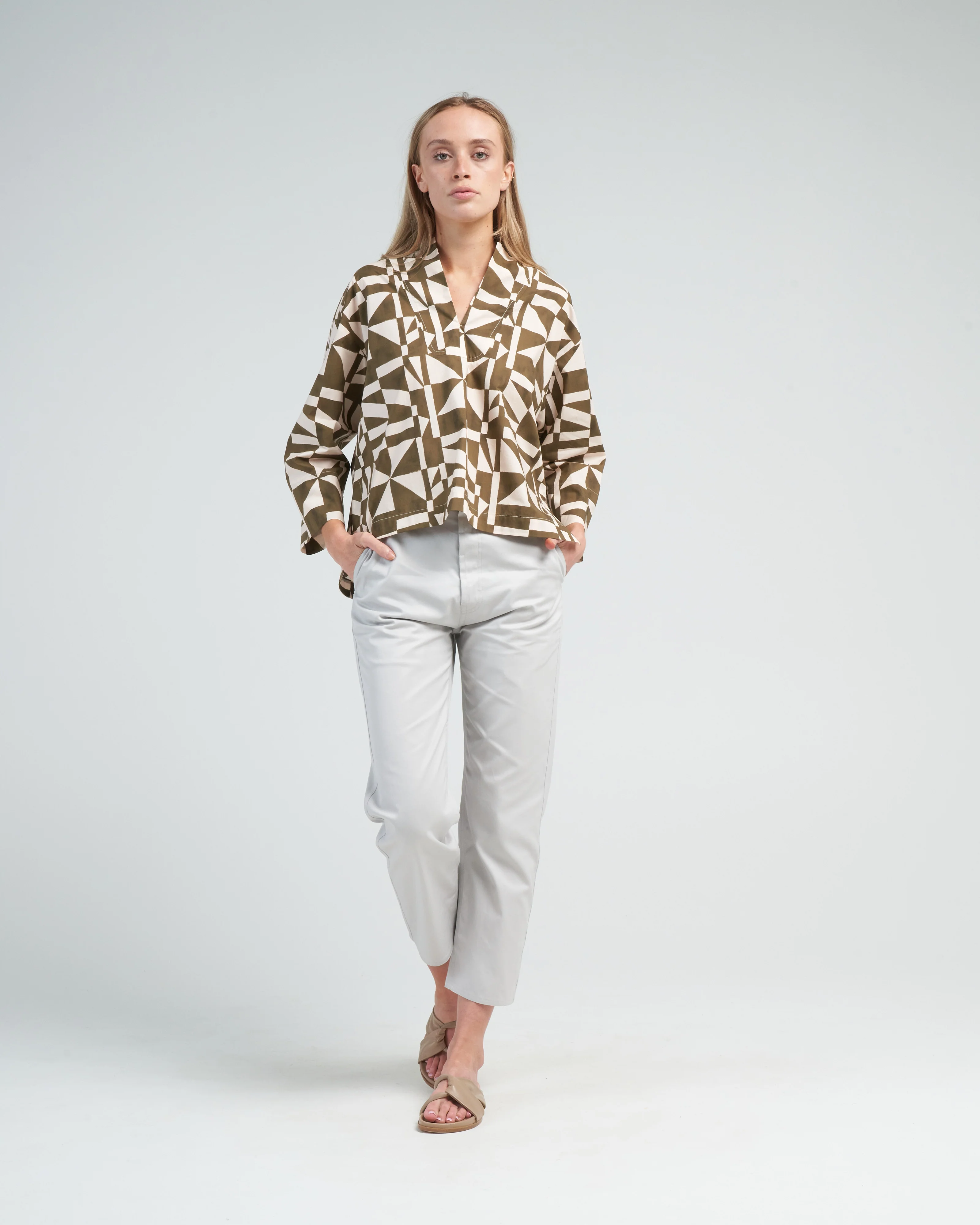 shirt - brown olive - Image 2