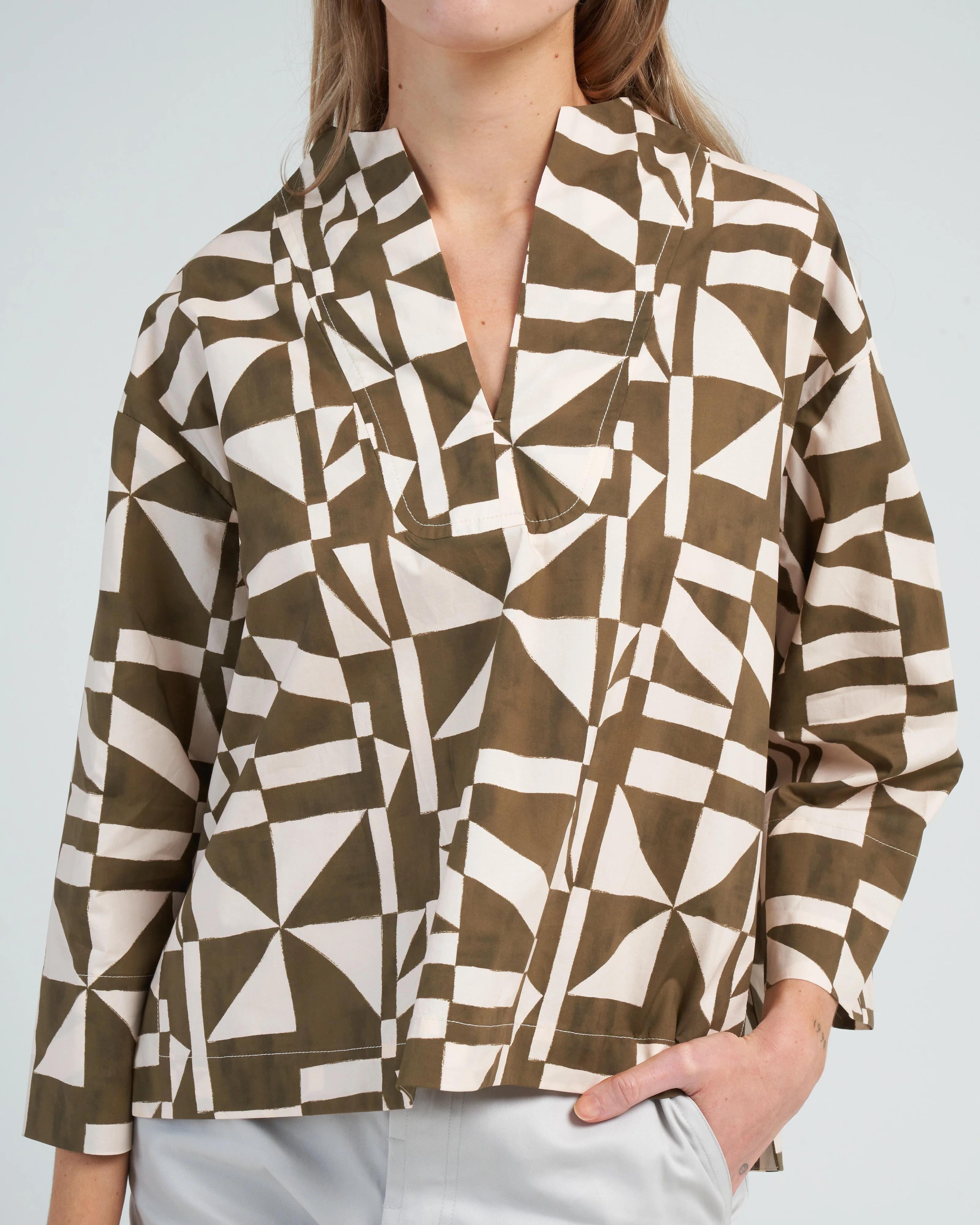 shirt - brown olive - Image 5