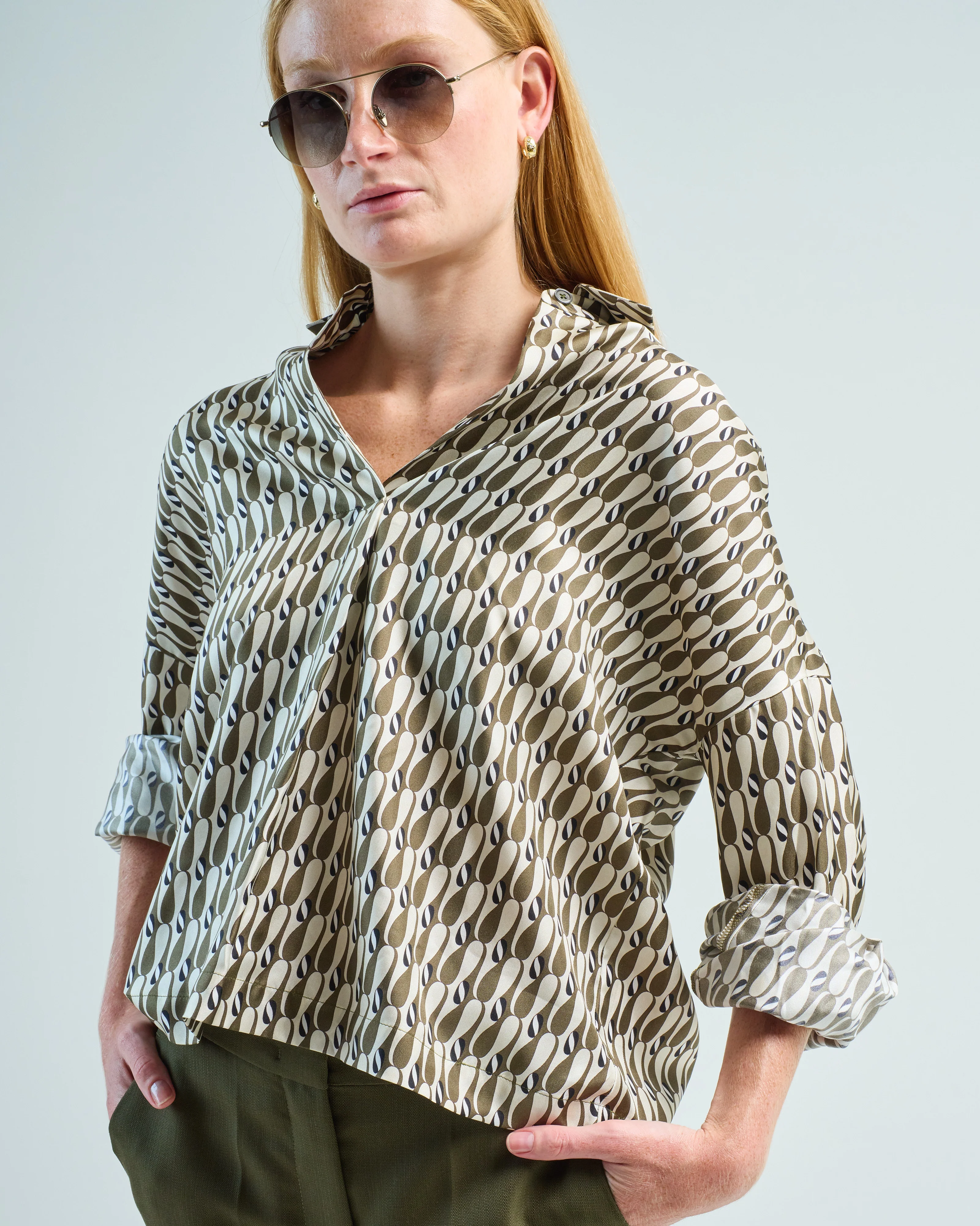 shirt with collar - Image 5