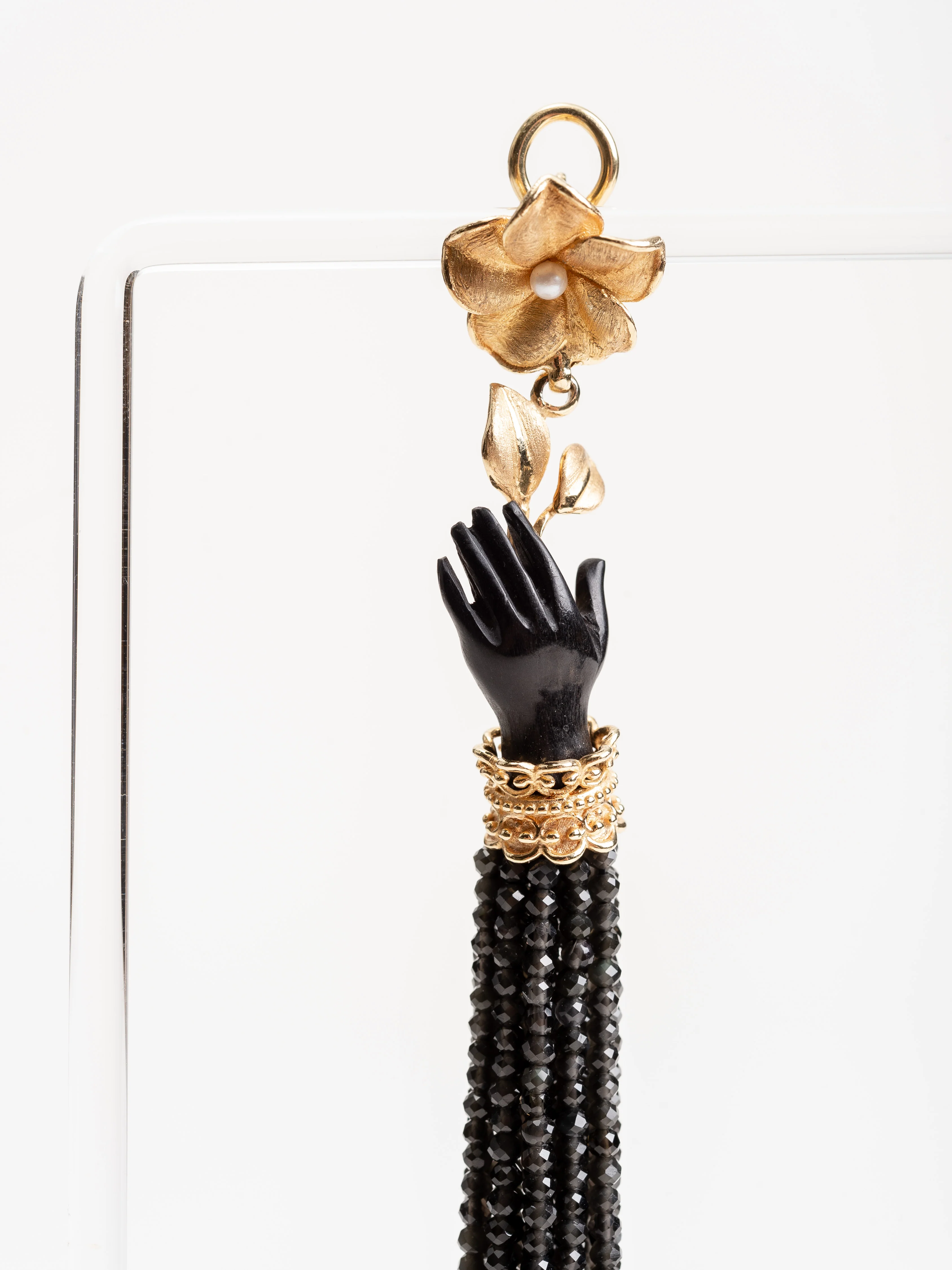 bloom earring - ebony - Image 4