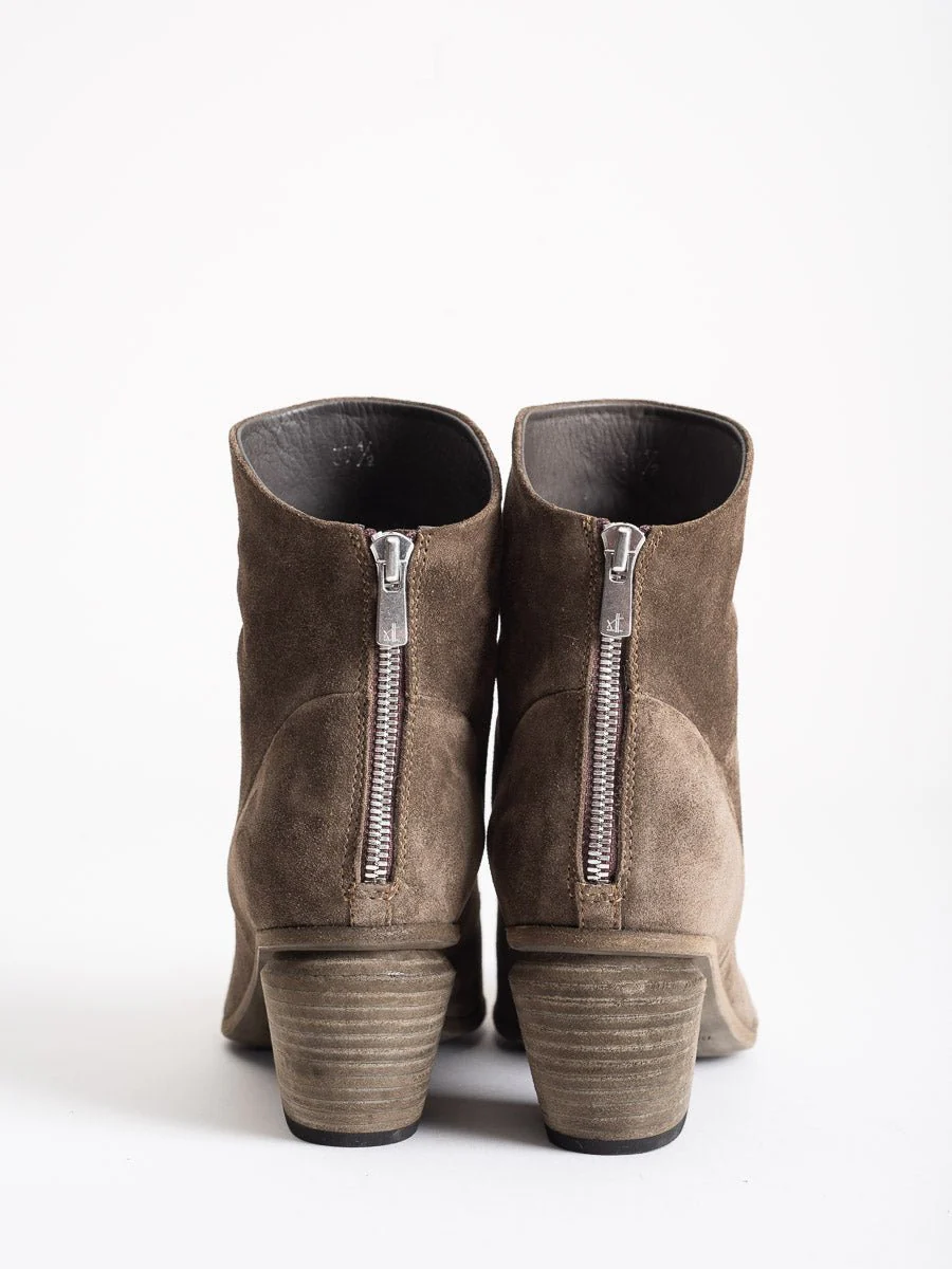 severine heeled bootie - olive - Image 4