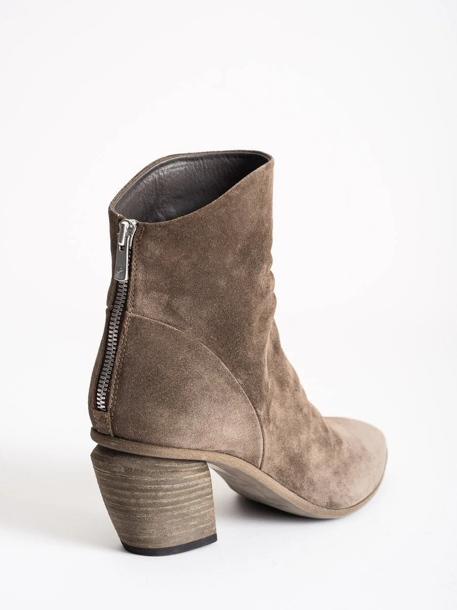 severine heeled bootie - olive - Image 6