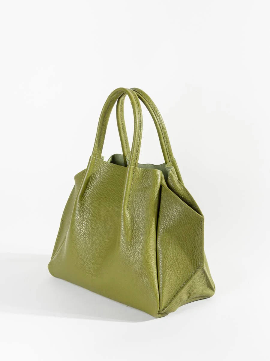 zoe pebble leather avocado - Image 3