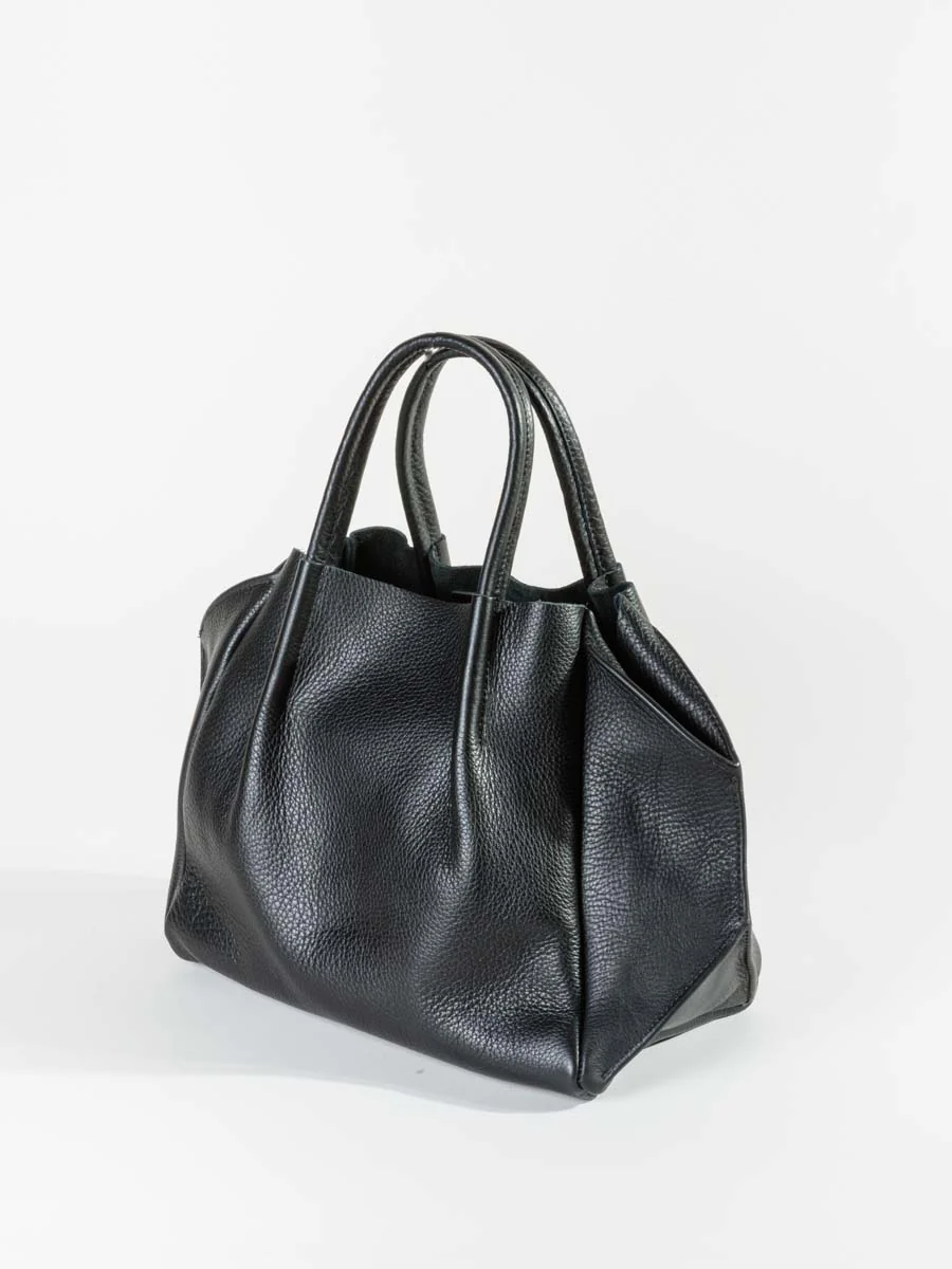 zoe pebble leather black - Image 3