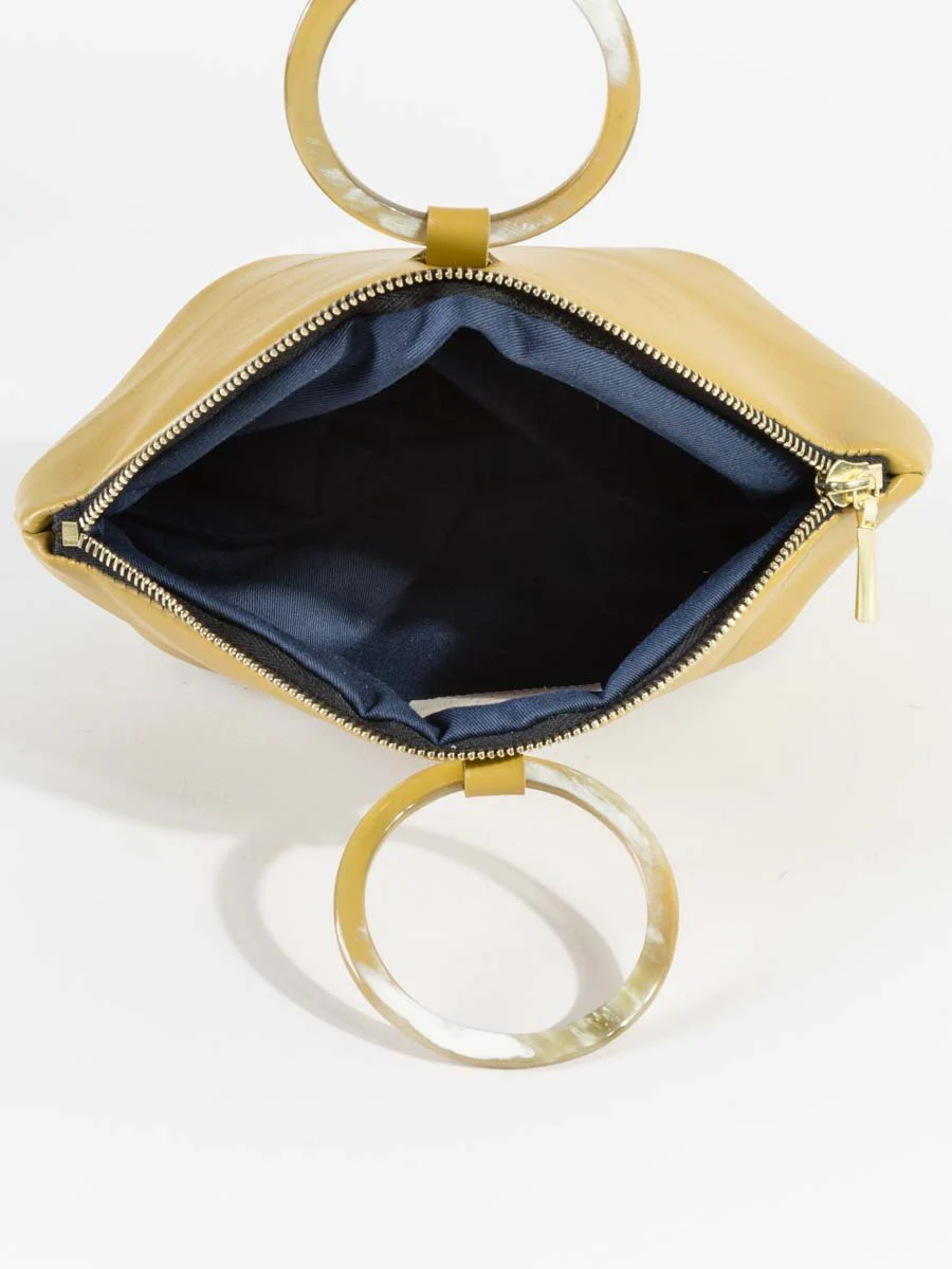 horn ring pochette - chartreuse - Image 5