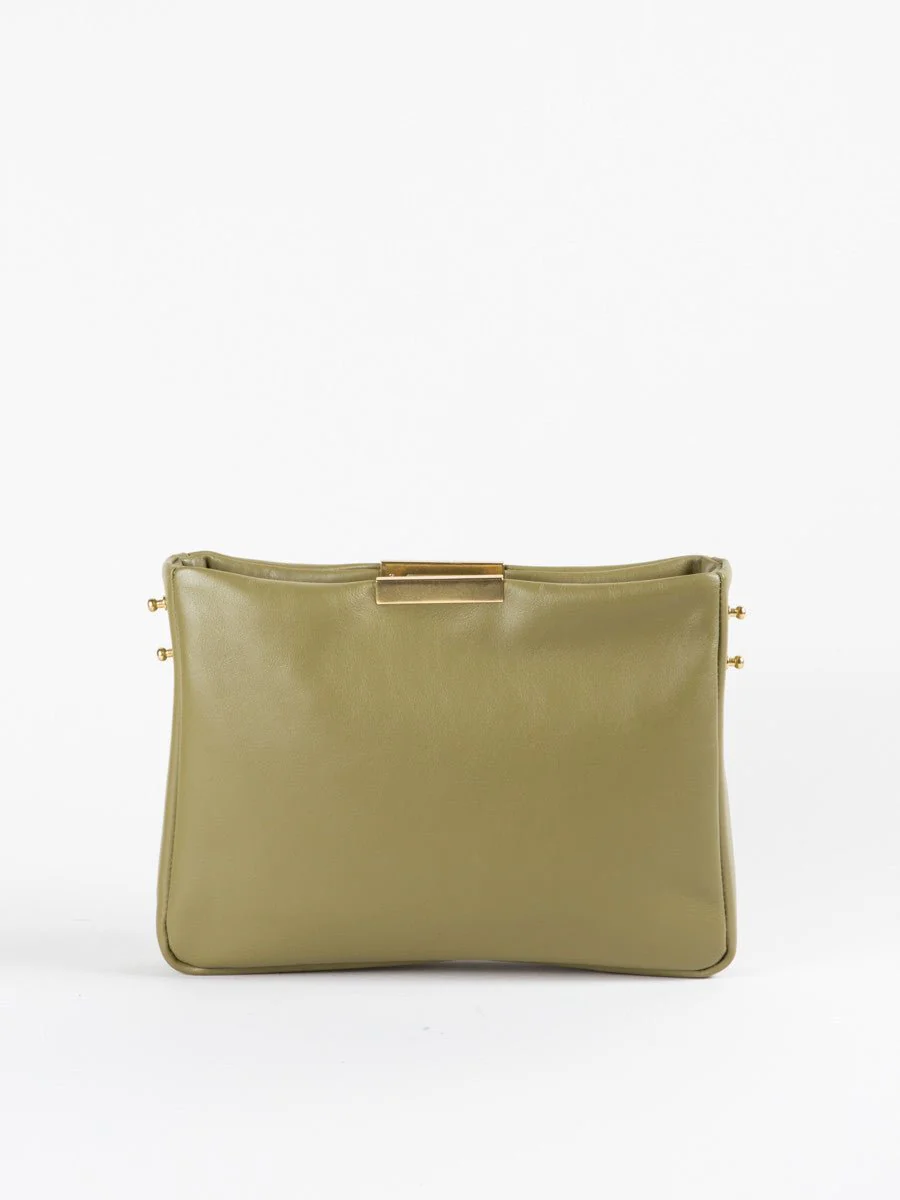 meena book bag - olive