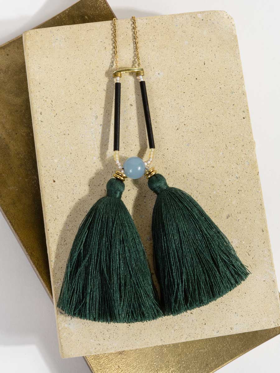 amira necklace - forest - Image 2