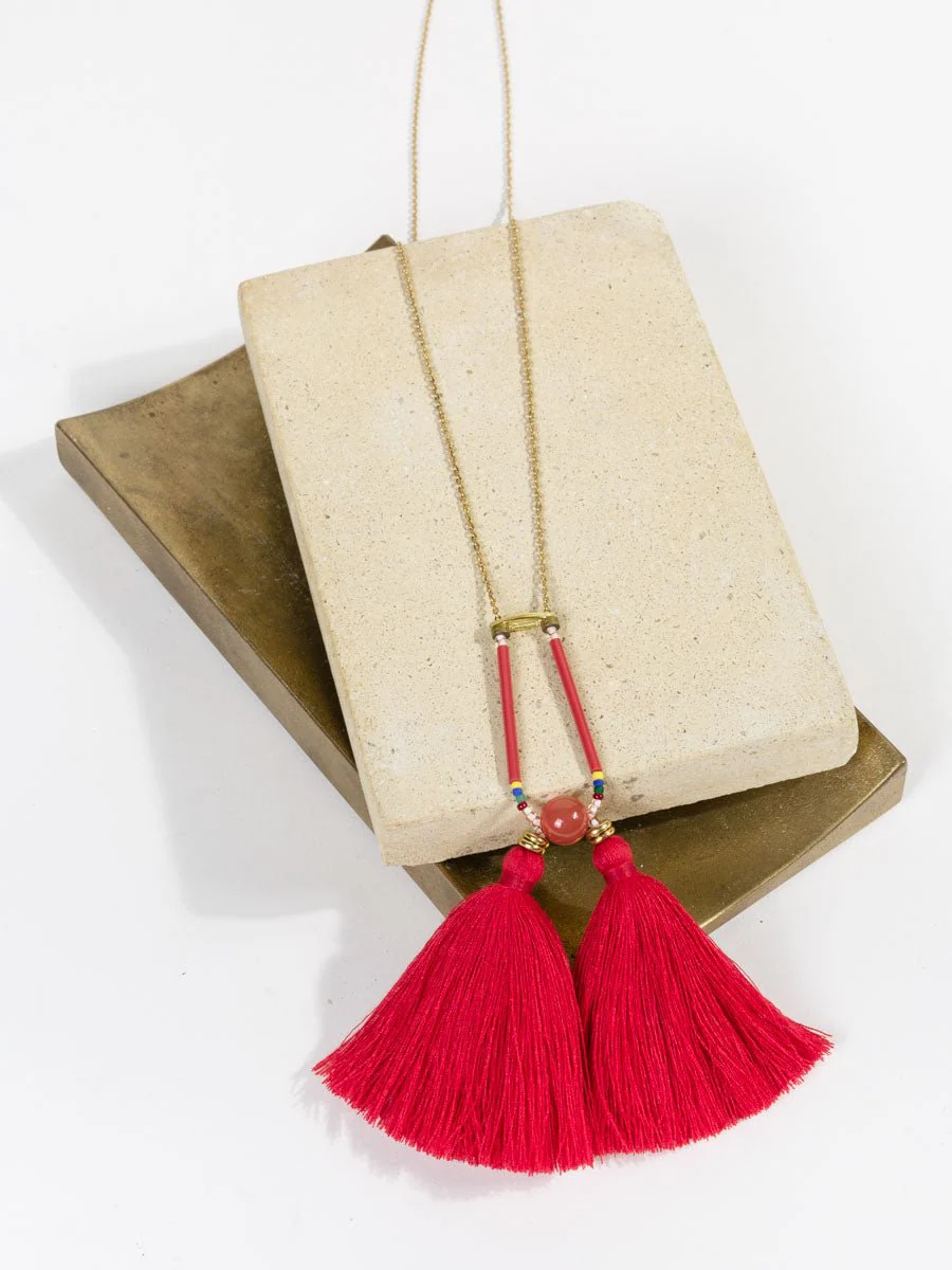 amira necklace - red - Image 2