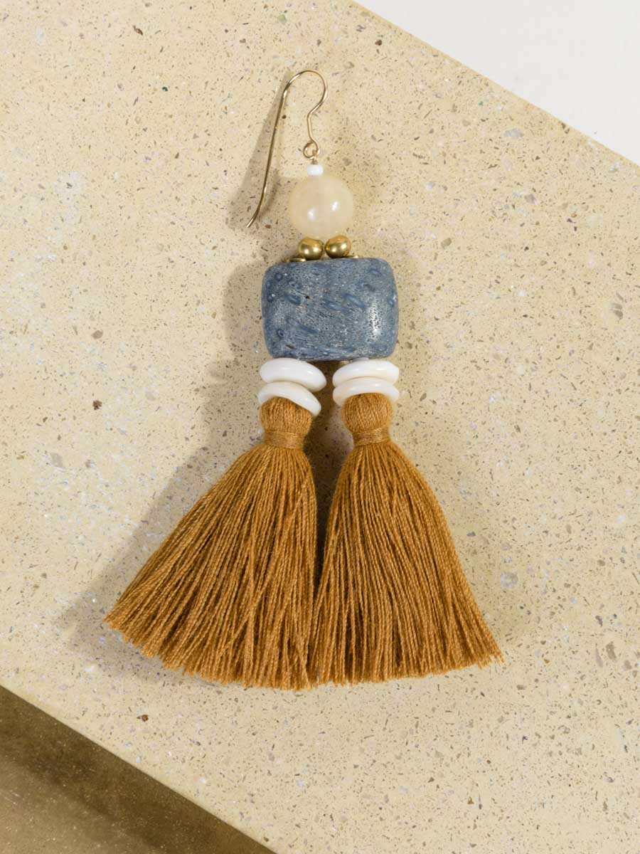 kala earring - camel - Image 2