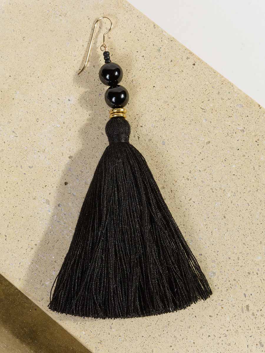 lina earrings - black/onyx - Image 2