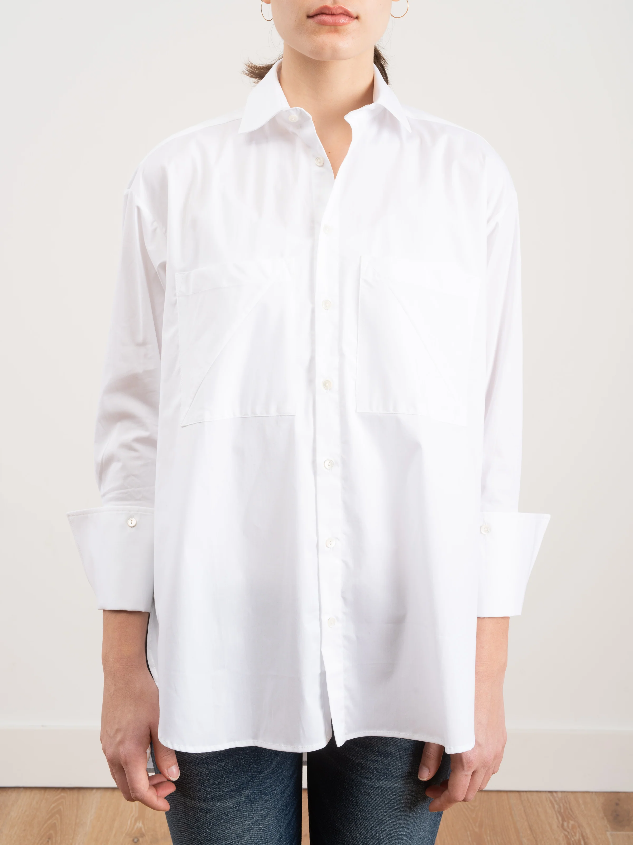 boyfriend shirt - white - Image 4