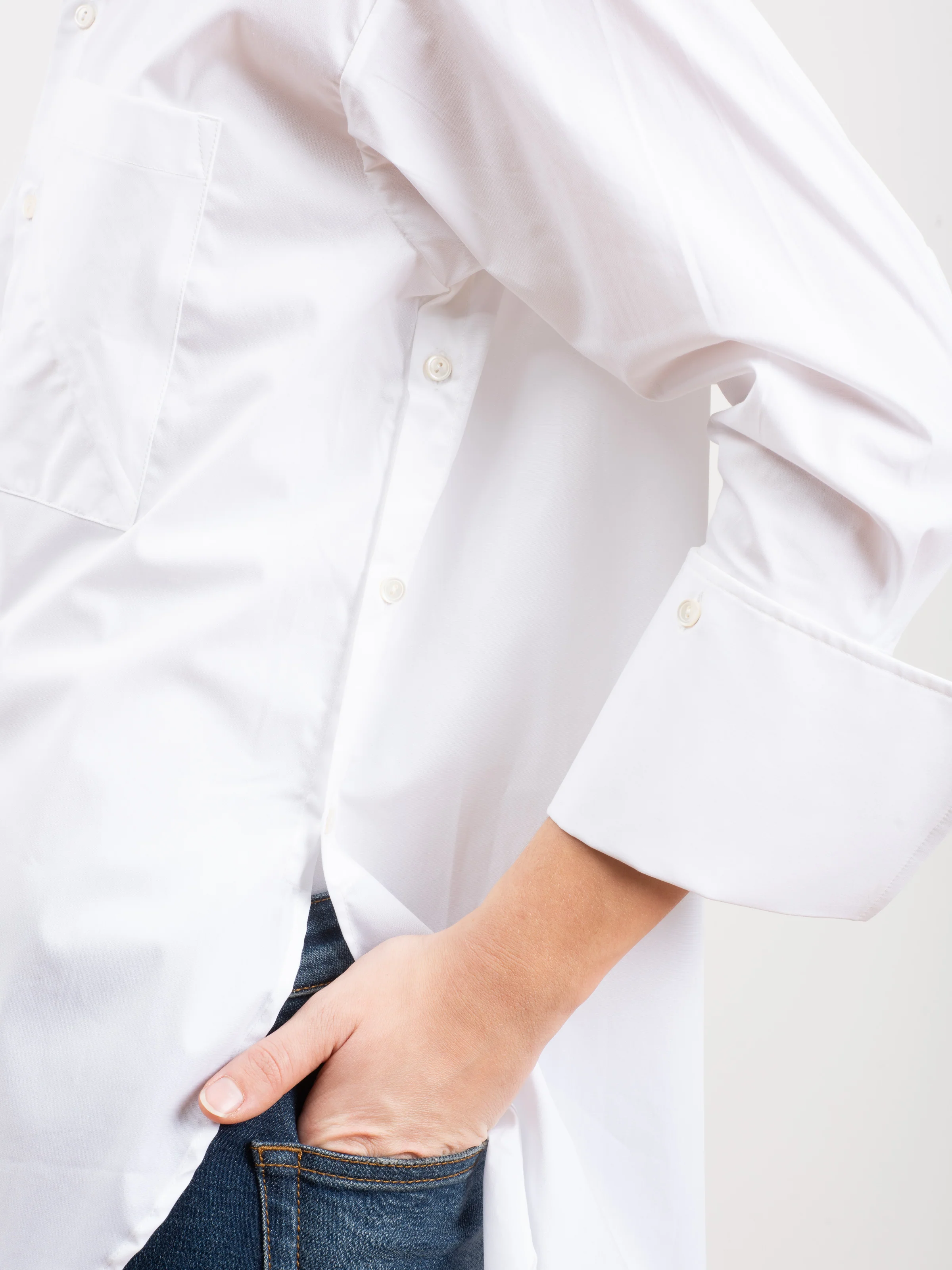 boyfriend shirt - white - Image 7