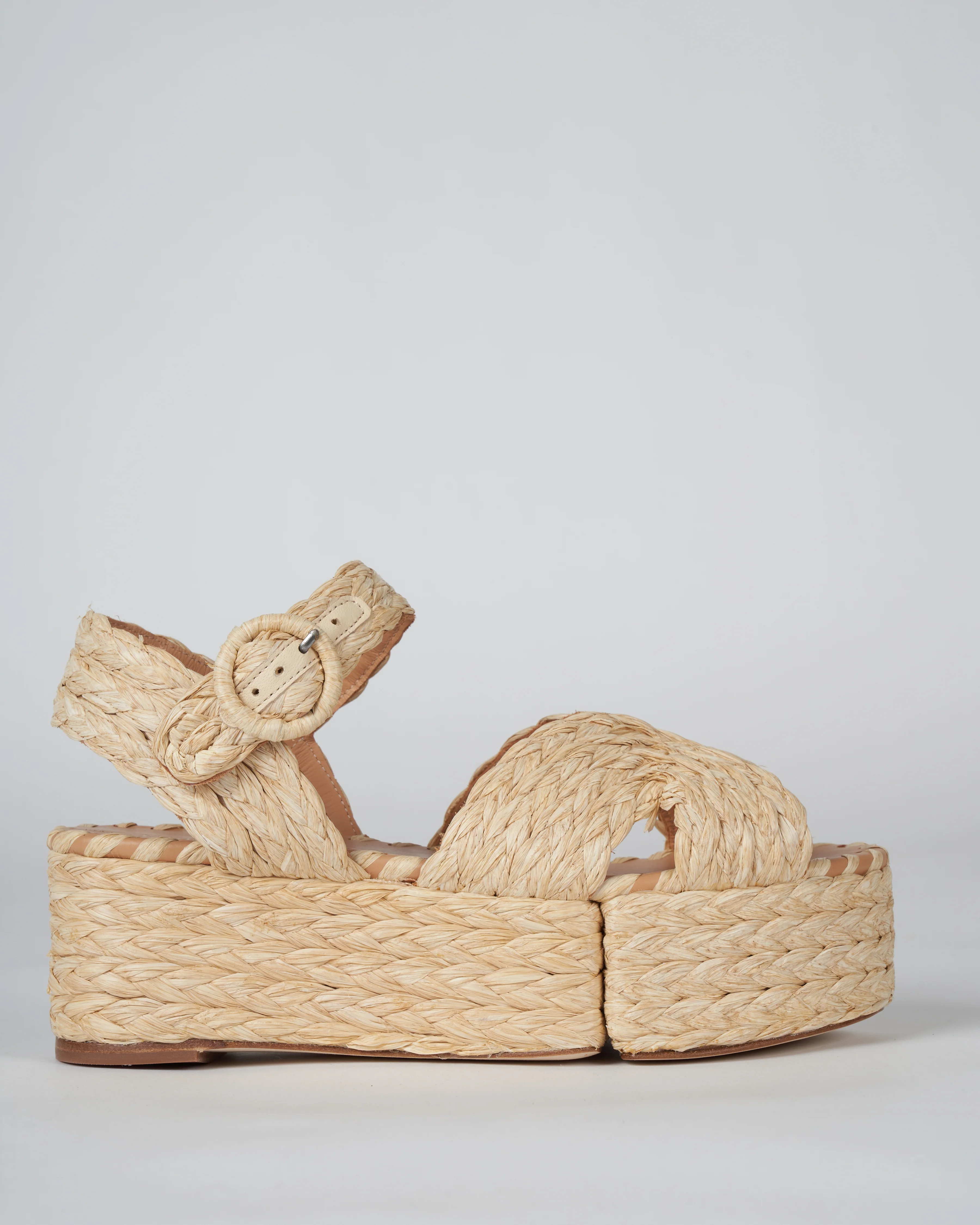 layna braided natural wedge - natural - Image 2