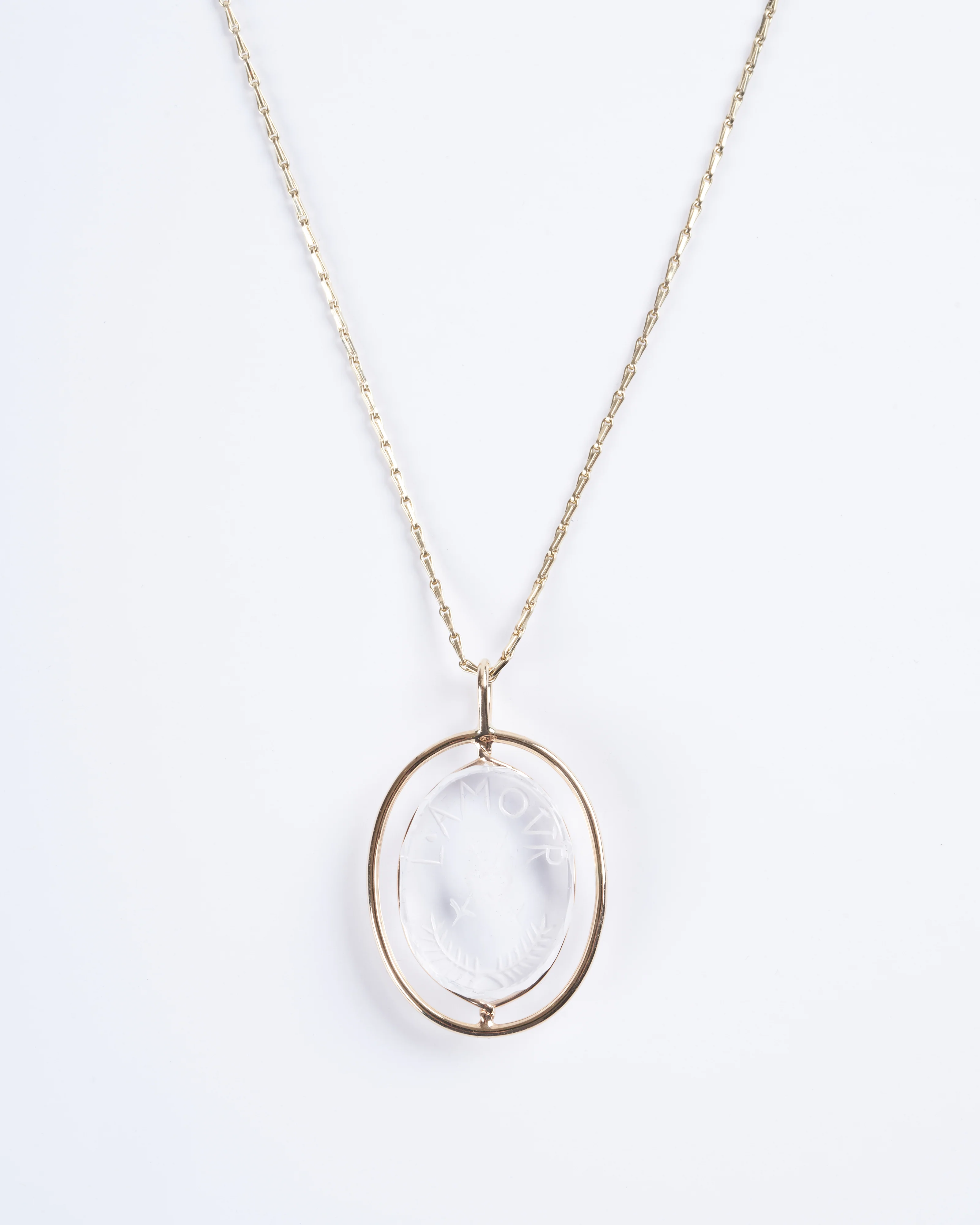 l’amour crystal n°1 necklace