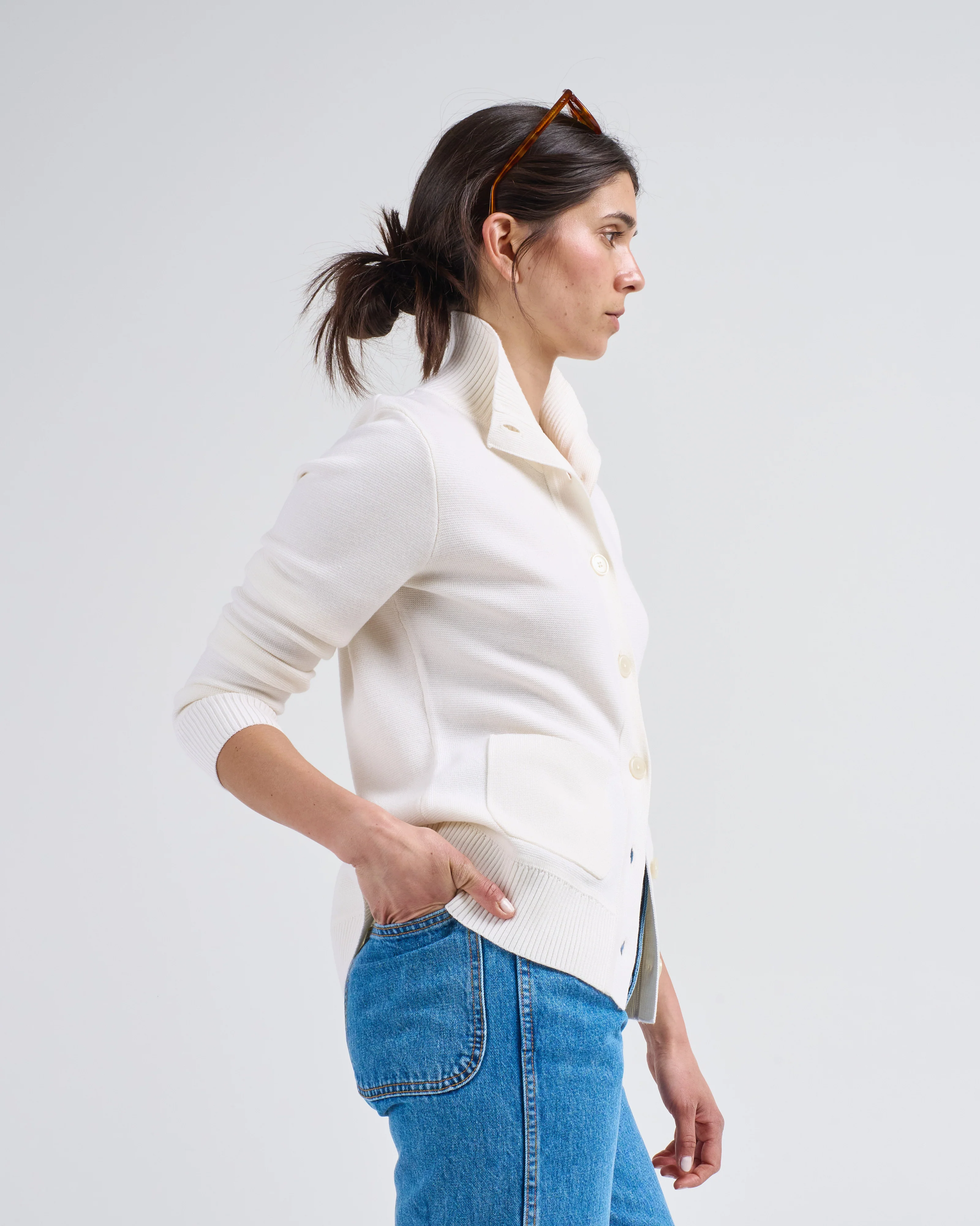 12gg xfine merino button up jacket - Image 3